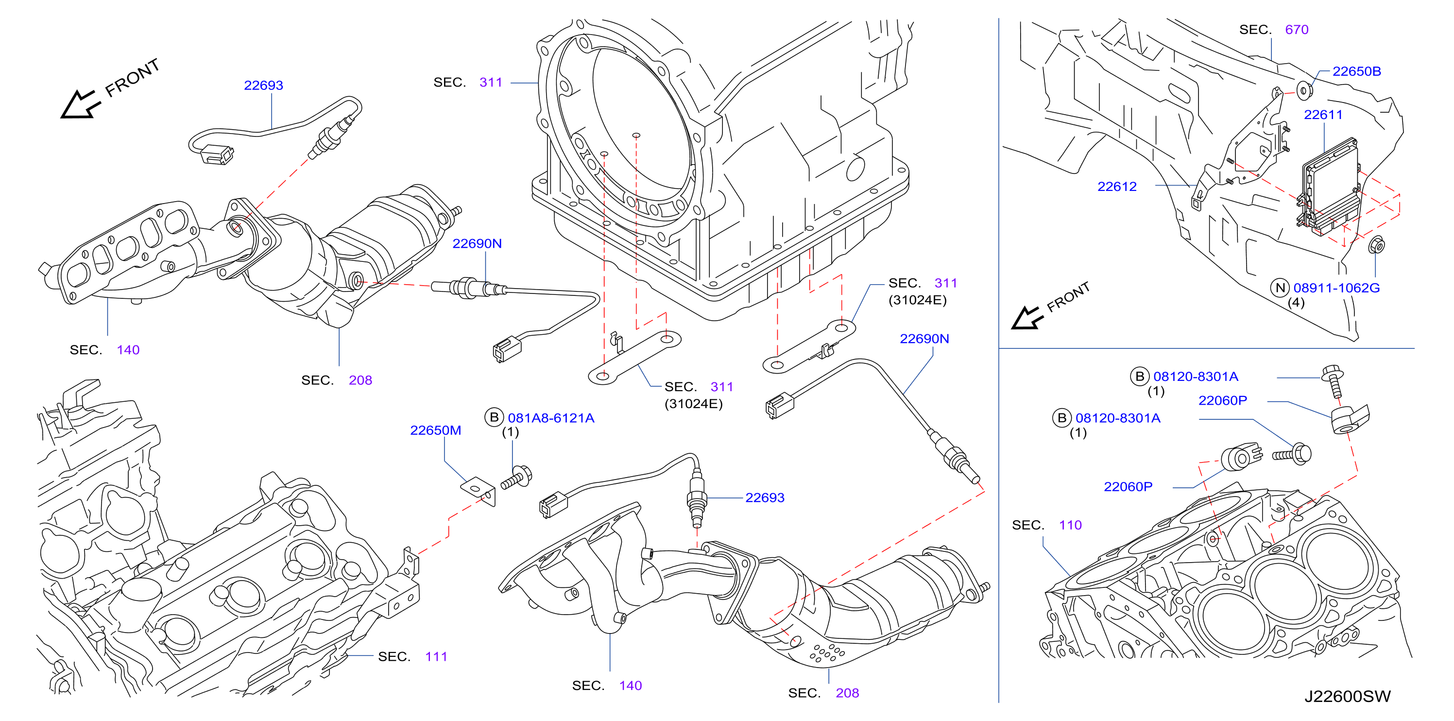 Diagram ENGINE CONTROL MODULE for your 2010 INFINITI M35   