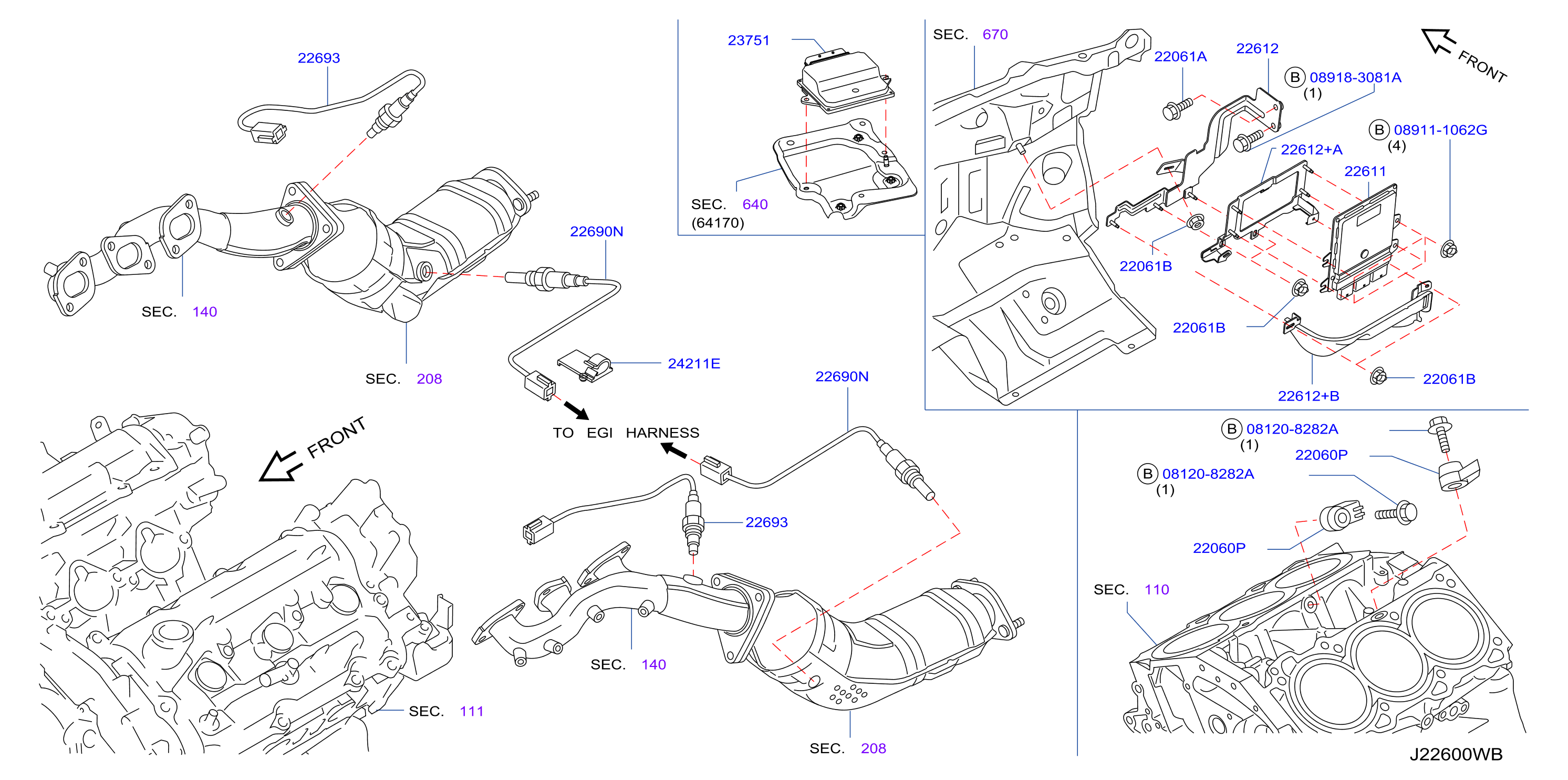 Diagram UNIDAD DE CONTROL EGI for your 2003 INFINITI M45   