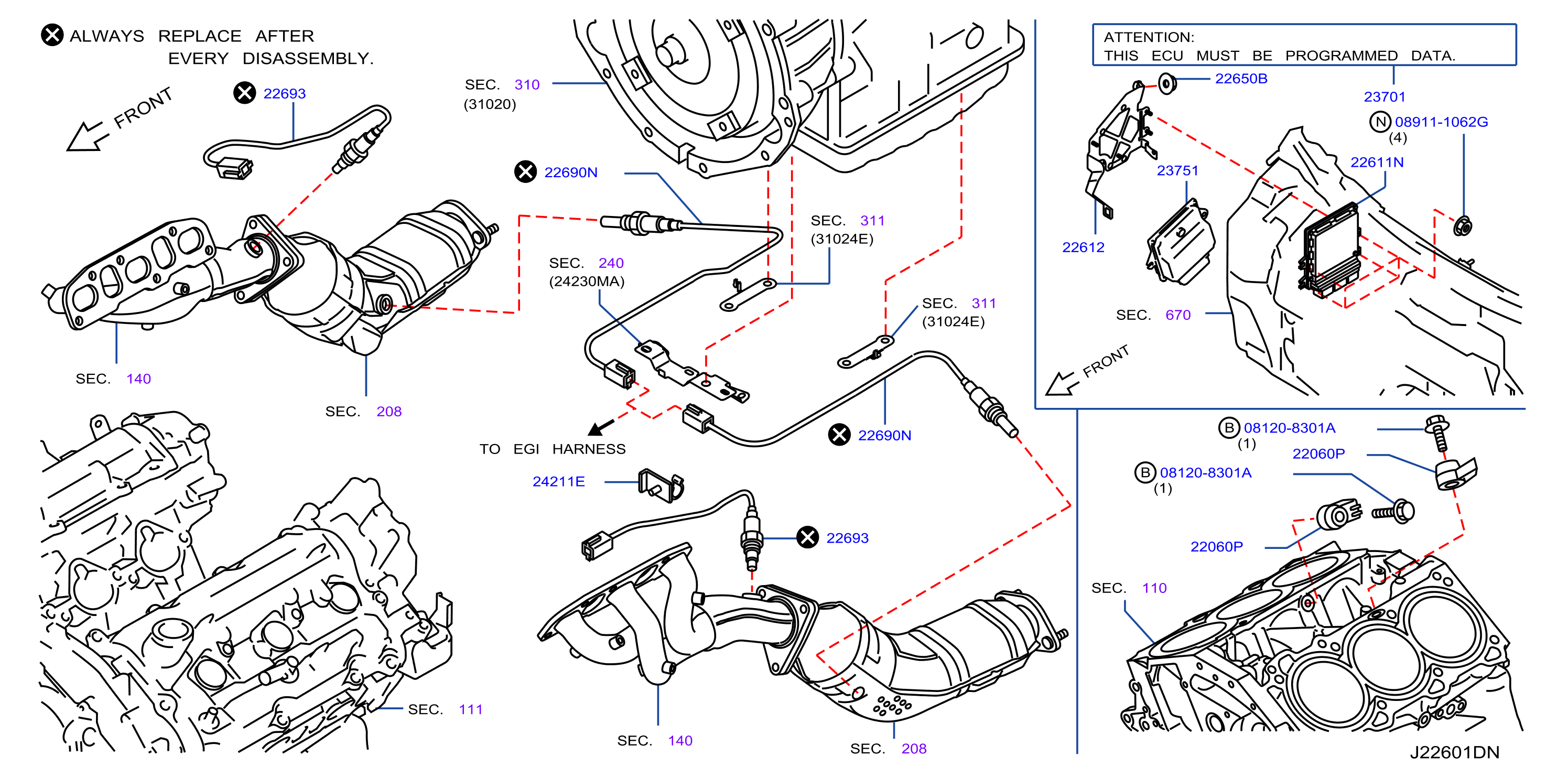 Diagram ENGINE CONTROL MODULE for your INFINITI FX37  