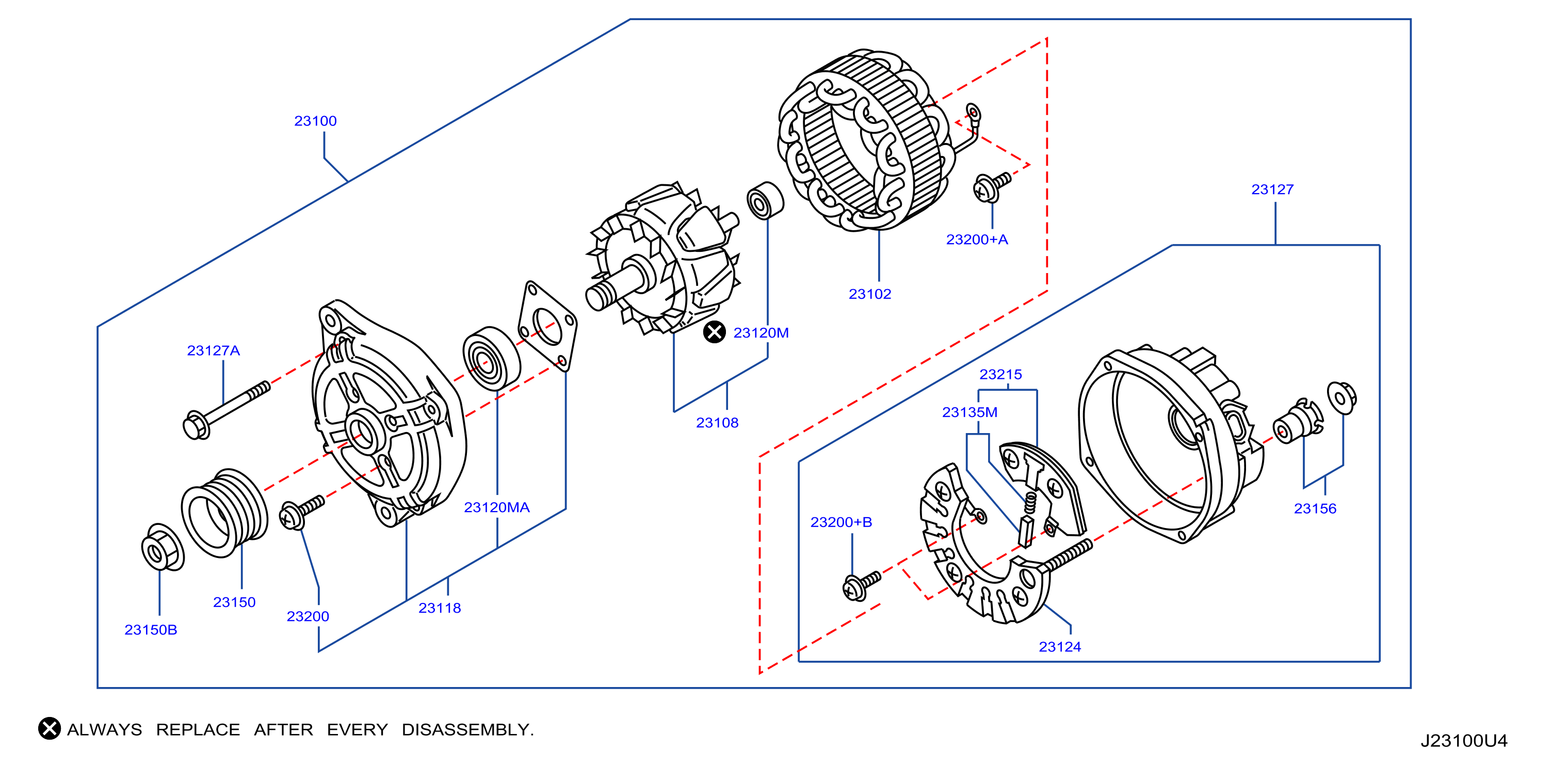 Diagram ALTERNATOR for your 2019 INFINITI QX56 5.6L V8 AT AWD LE/HIGH 3ROW 