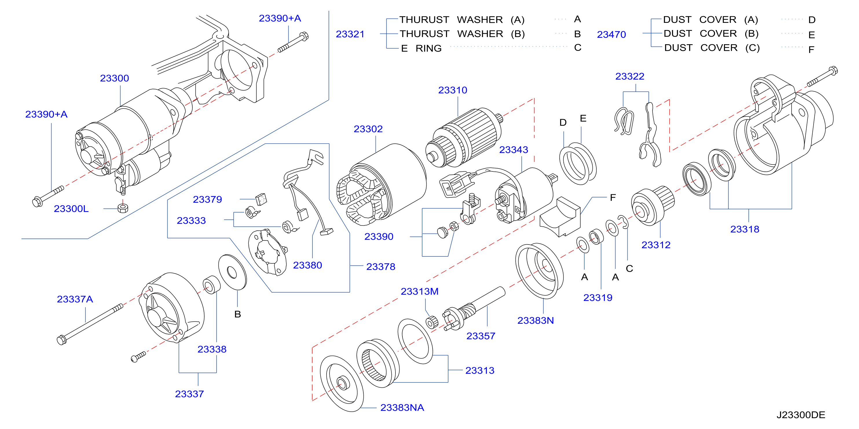 Diagram STARTER MOTOR for your 2009 INFINITI M35   
