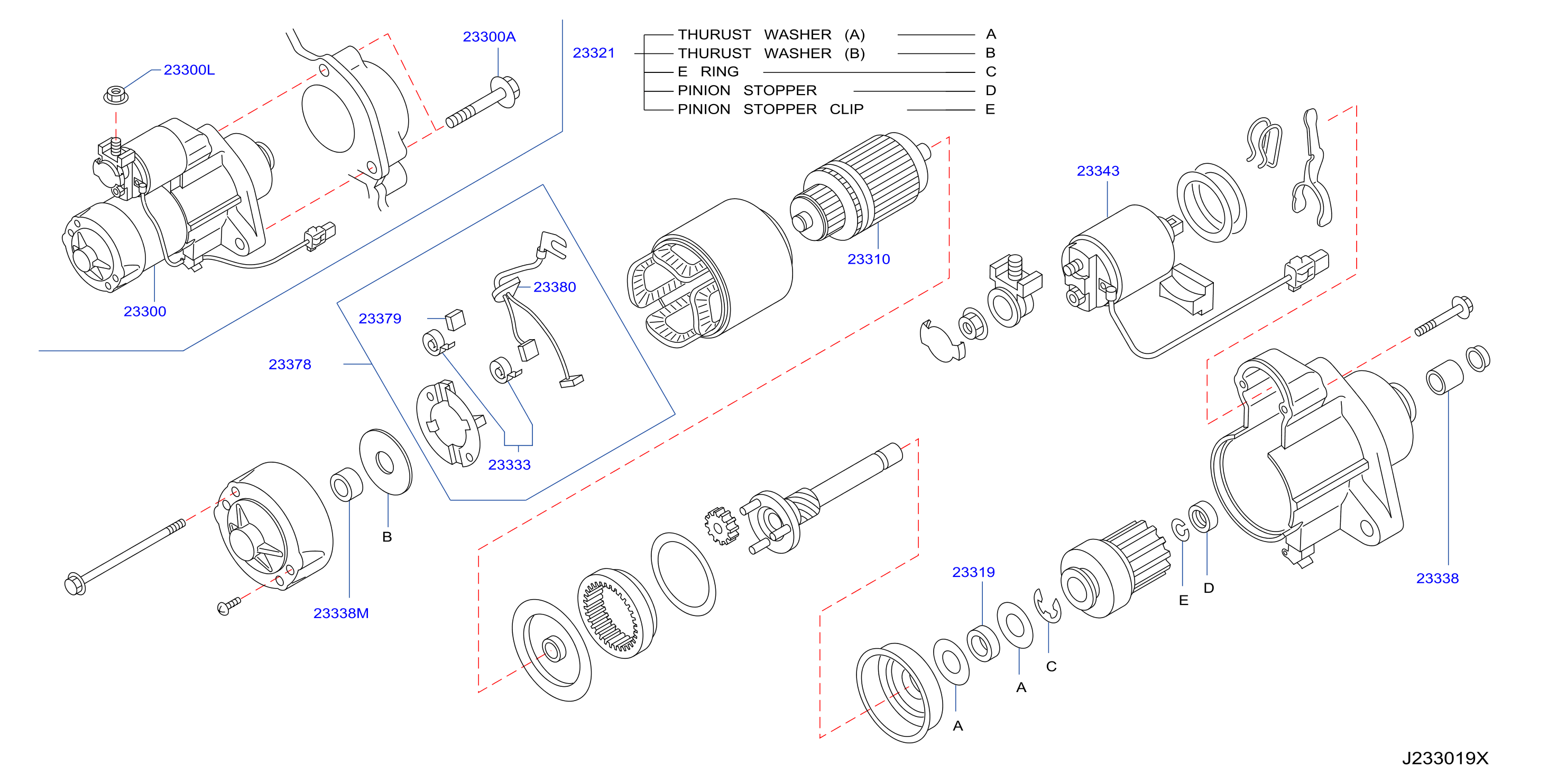 Diagram MOTOR DE ARRANQUE for your INFINITI