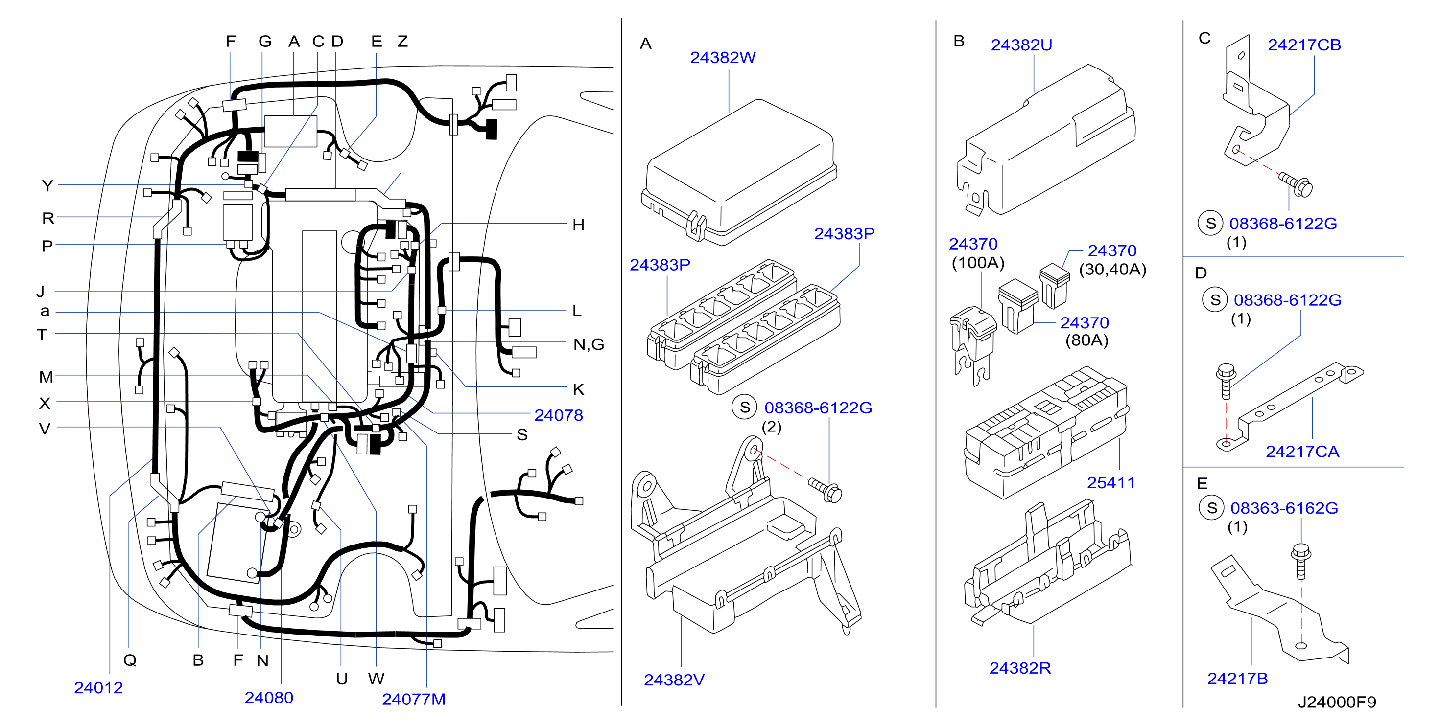 Diagram WIRING for your 2013 INFINITI JX35   