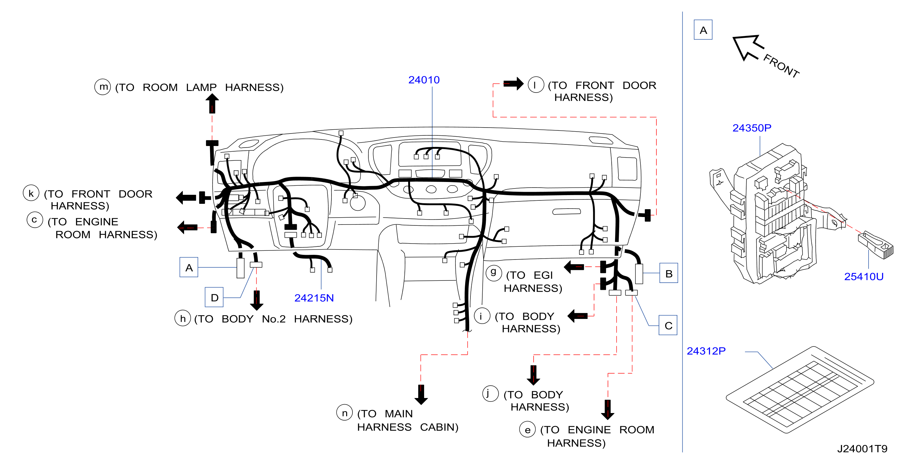 Diagram WIRING for your 2015 INFINITI Q40   