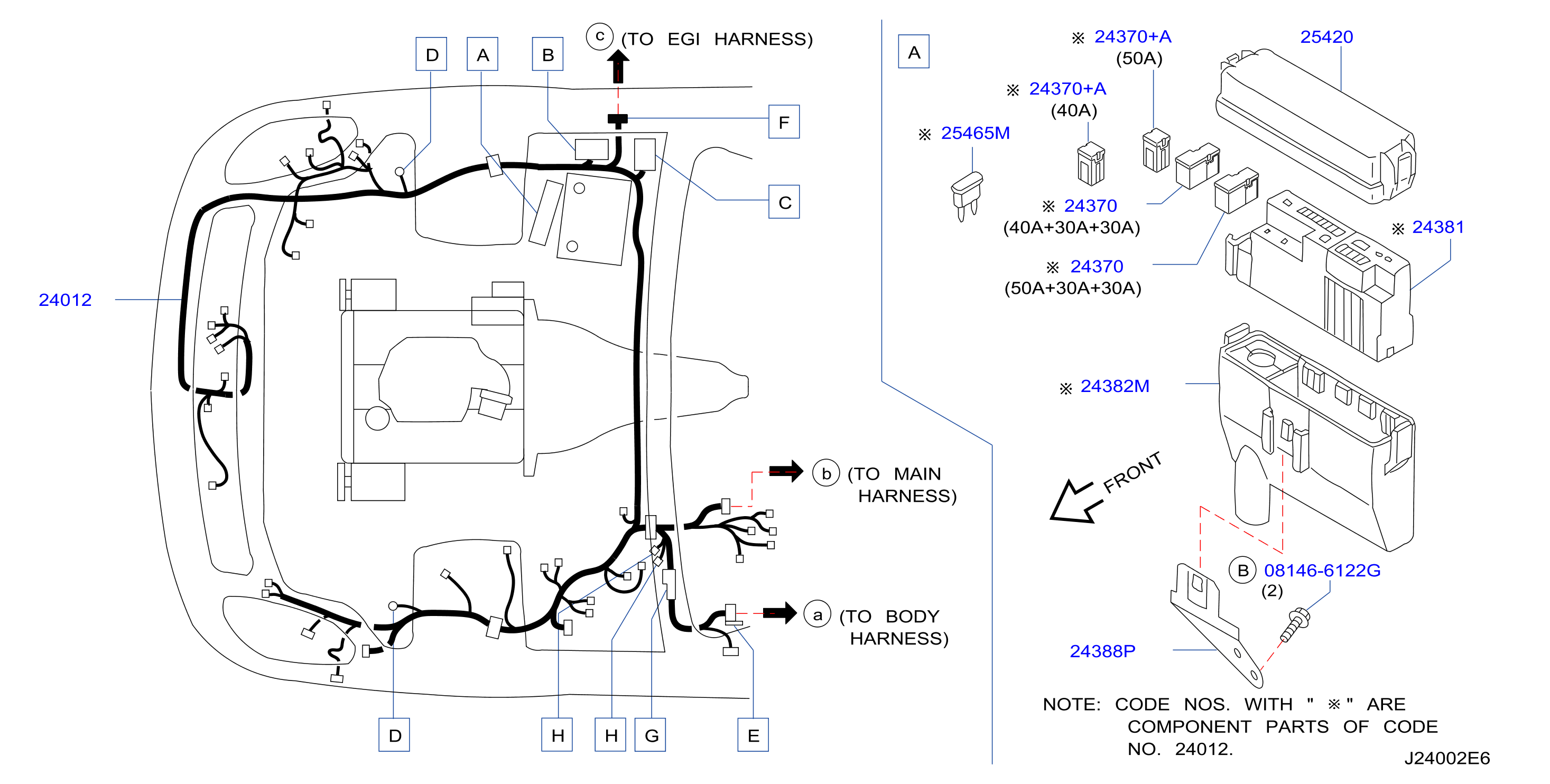 Diagram WIRING for your 1996 INFINITI