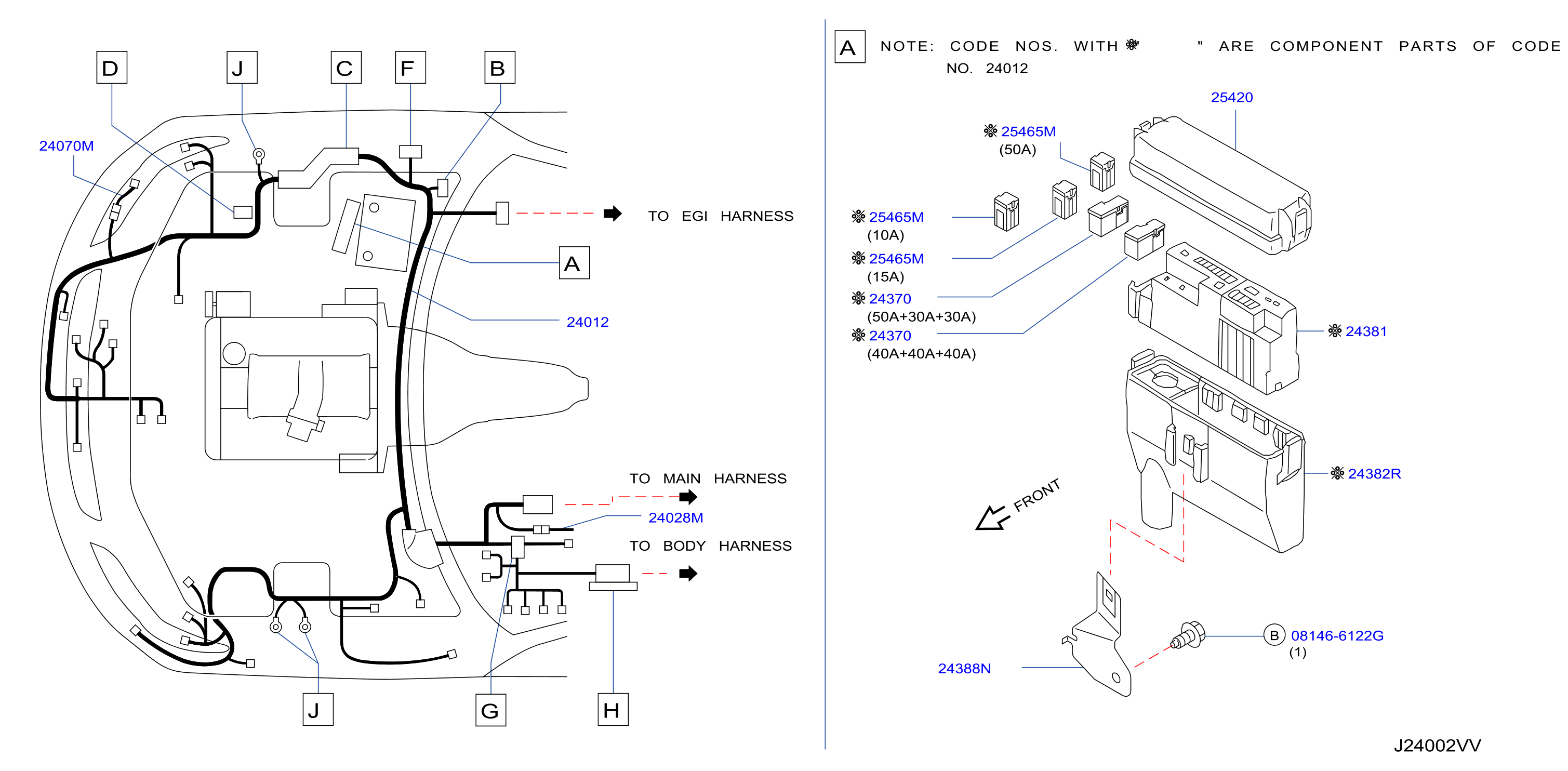 Diagram WIRING for your 2003 INFINITI FX45   