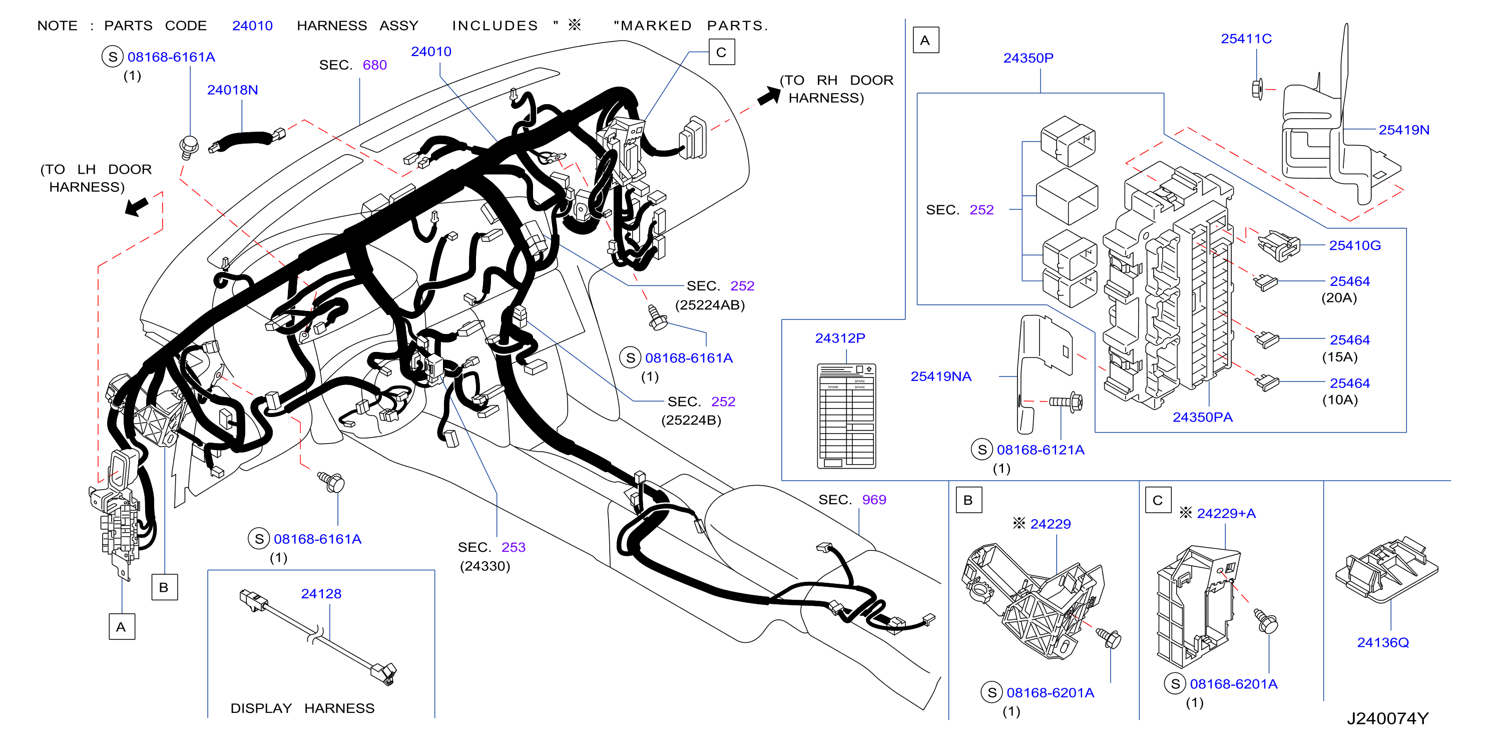 Diagram CABLEADO for your Nissan