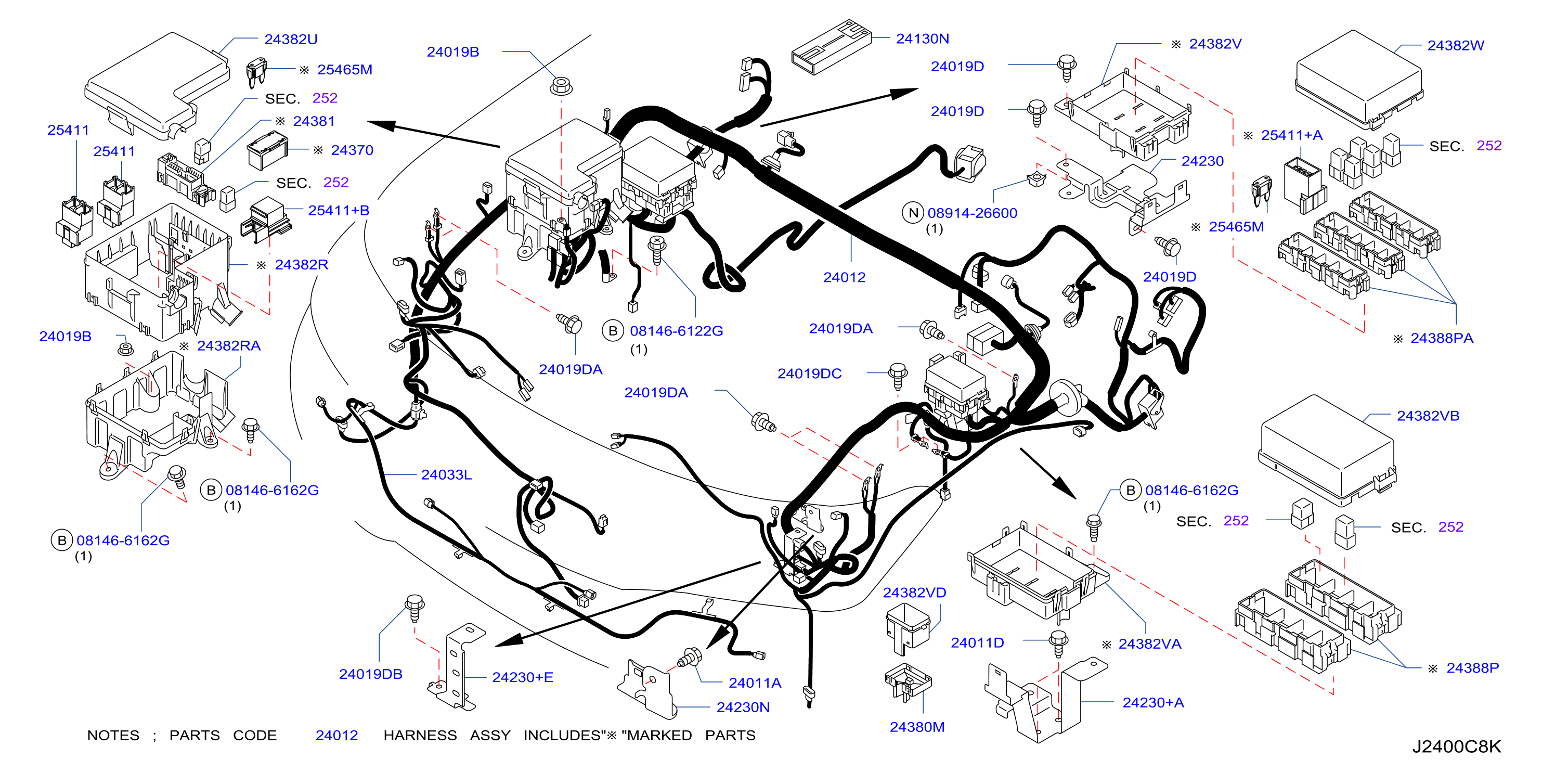 Diagram CABLEADO for your Nissan