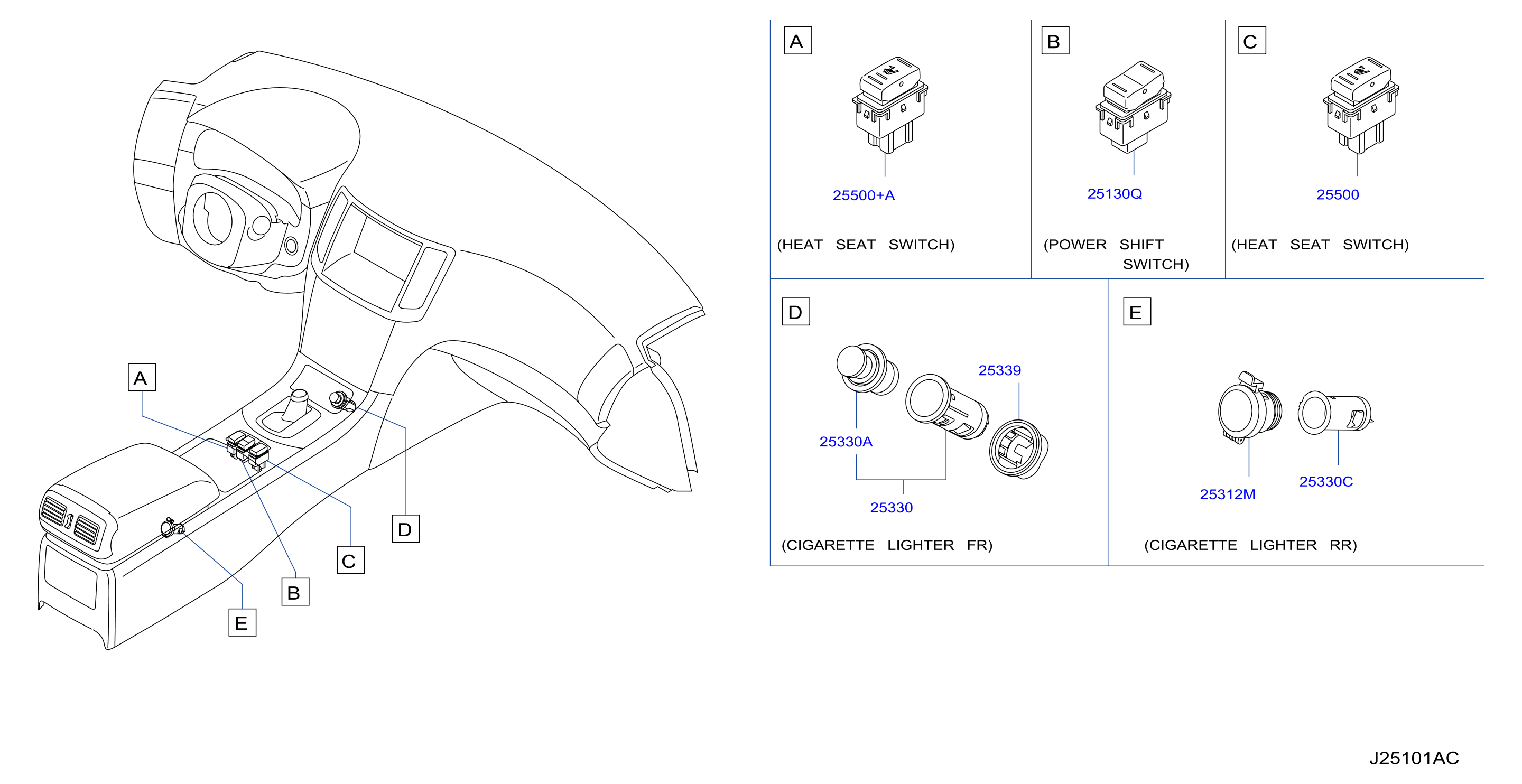 Diagram SWITCH for your 2013 INFINITI G37X   