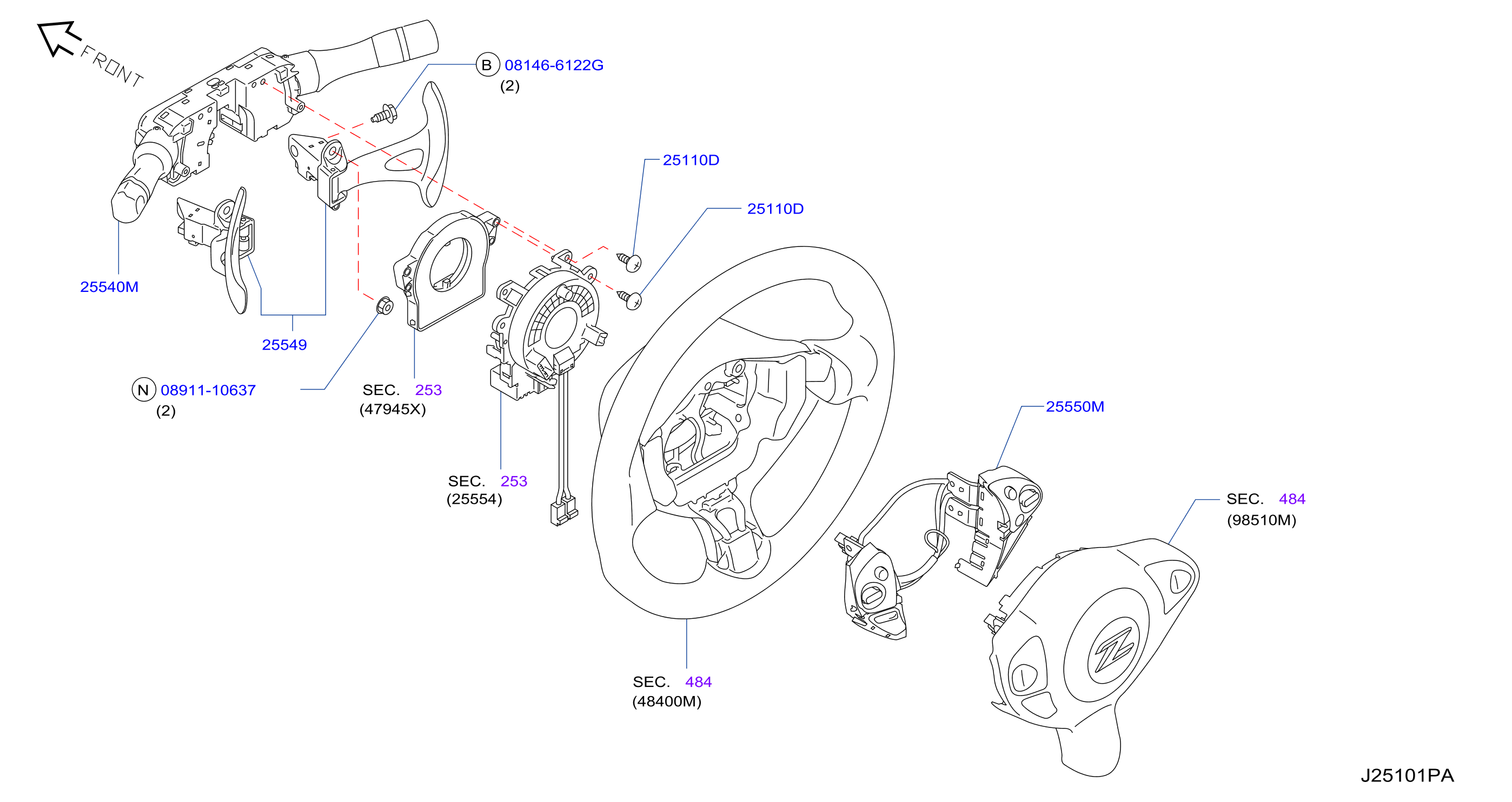 Diagram SWITCH for your Nissan