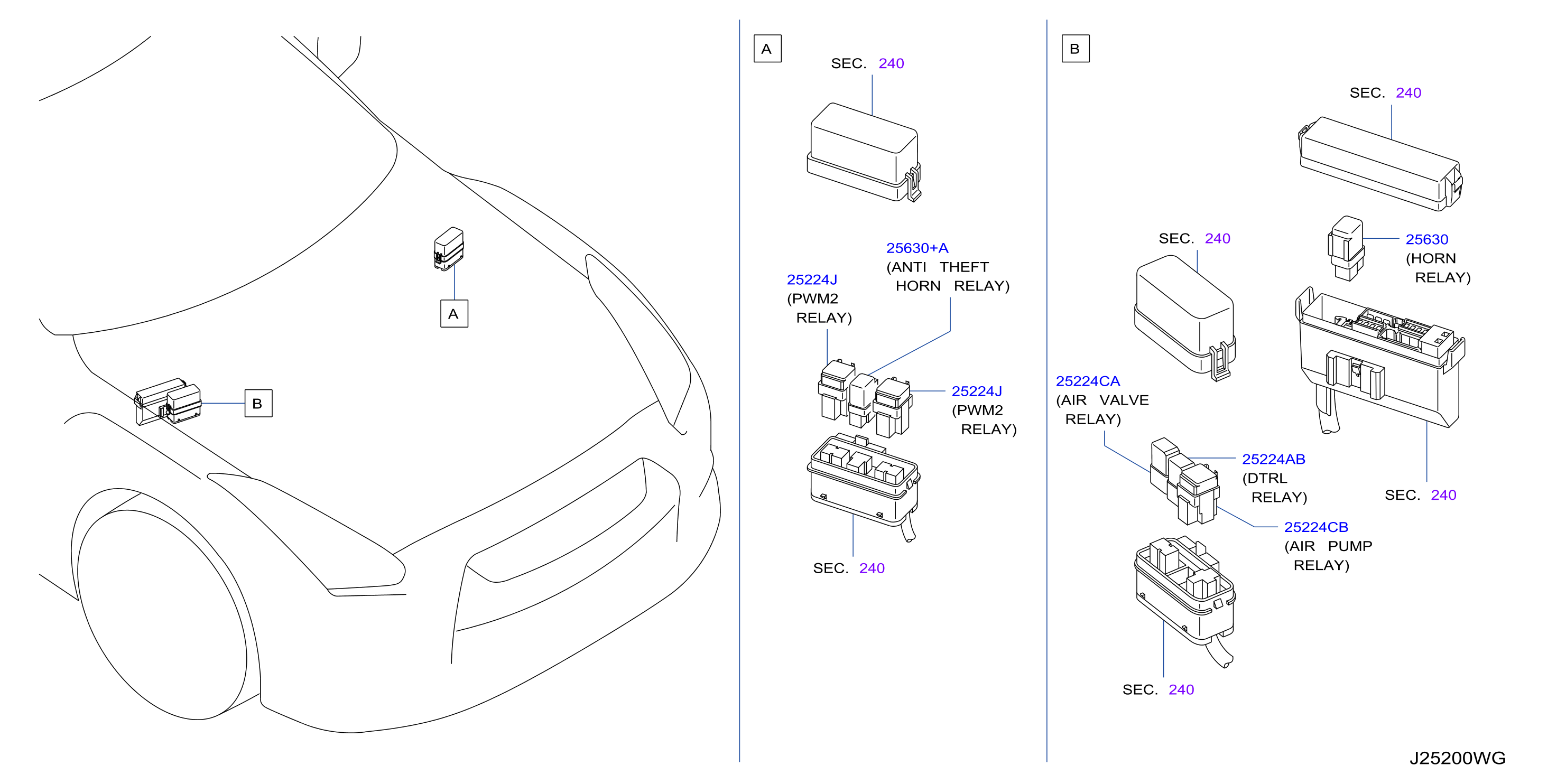 Diagram RELAY for your Nissan GT-R  