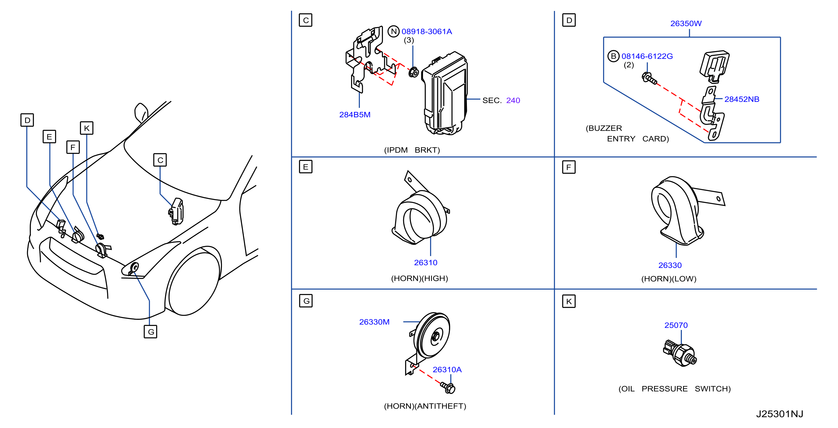 Diagram ELECTRICAL UNIT for your Nissan GT-R  