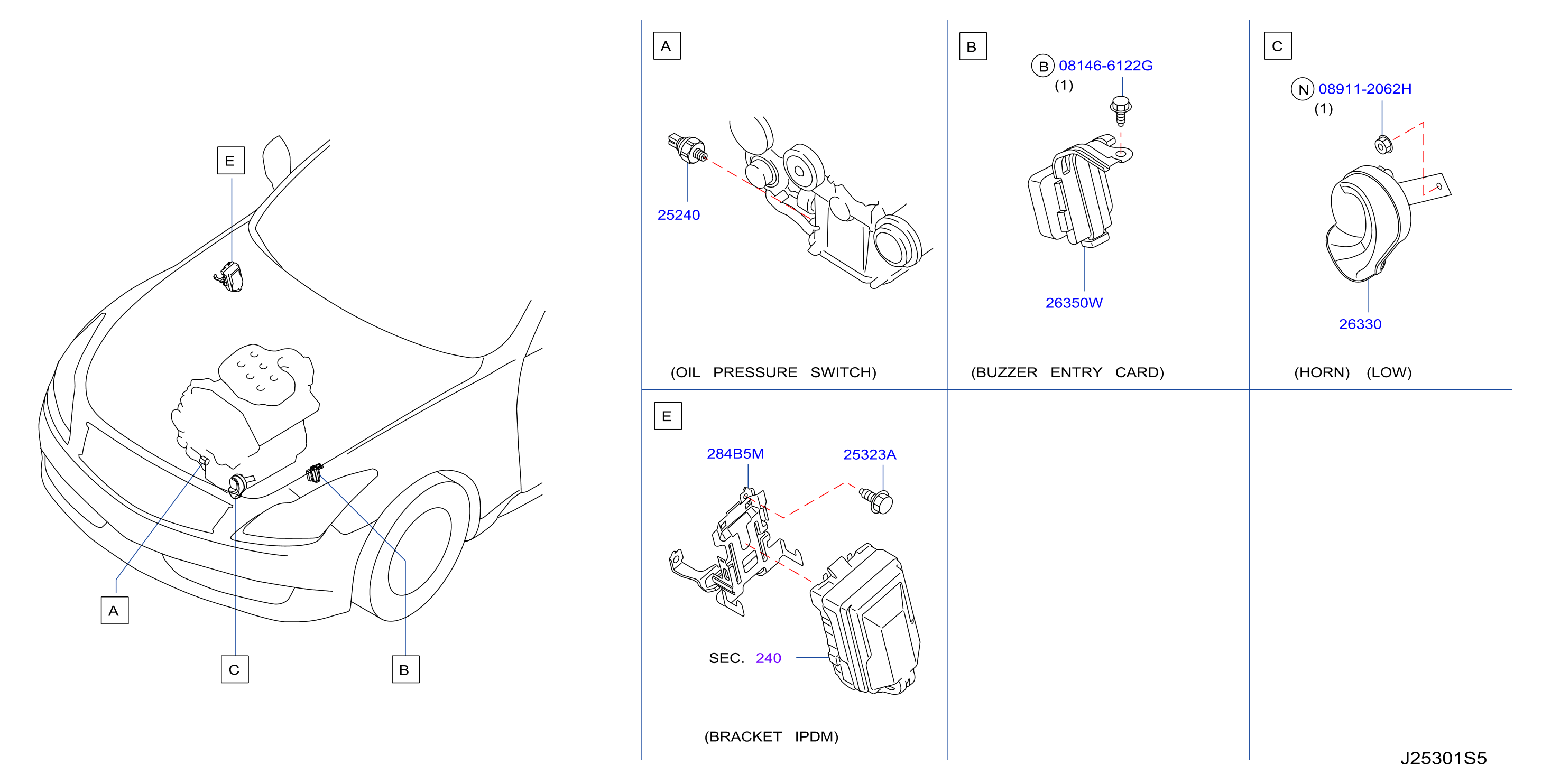 Diagram UNIDAD ELÉCTRICA for your 2023 INFINITI Q50   