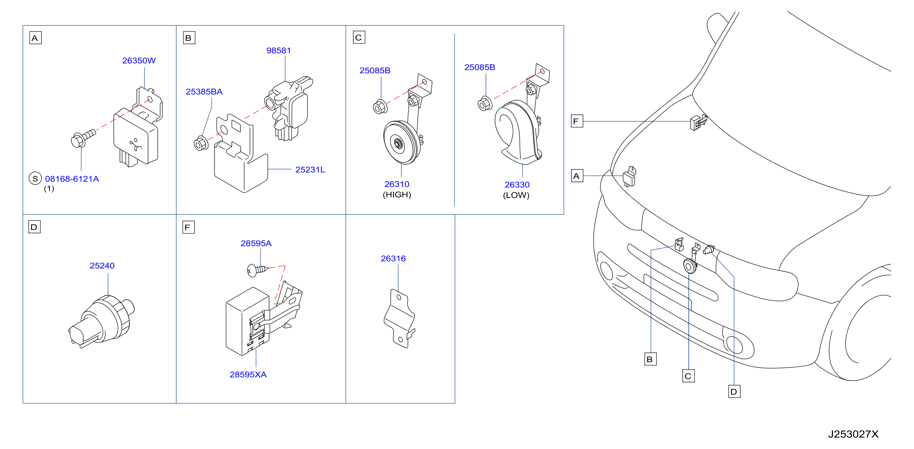 Diagram UNIDAD ELÉCTRICA for your 2019 Nissan NV1500   