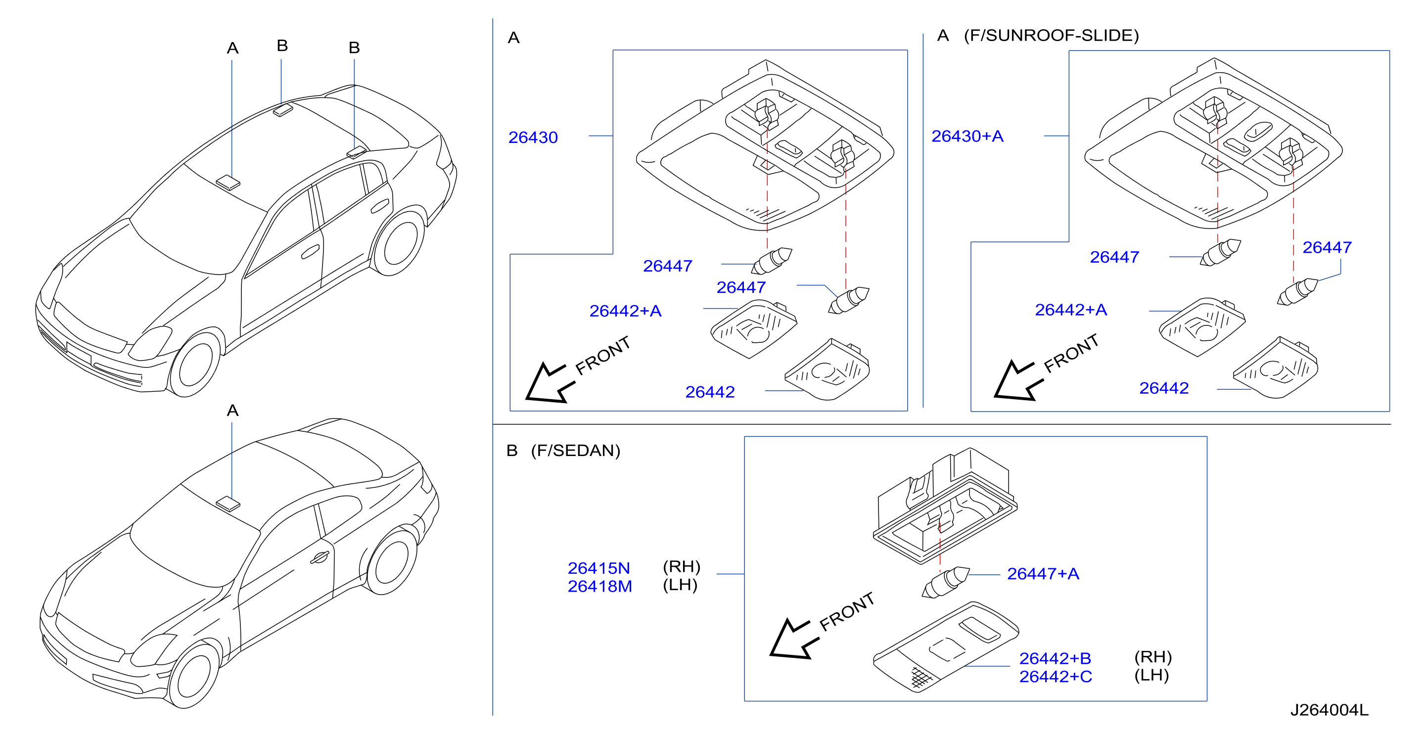 Diagram ROOM LAMP for your 2004 INFINITI G35   