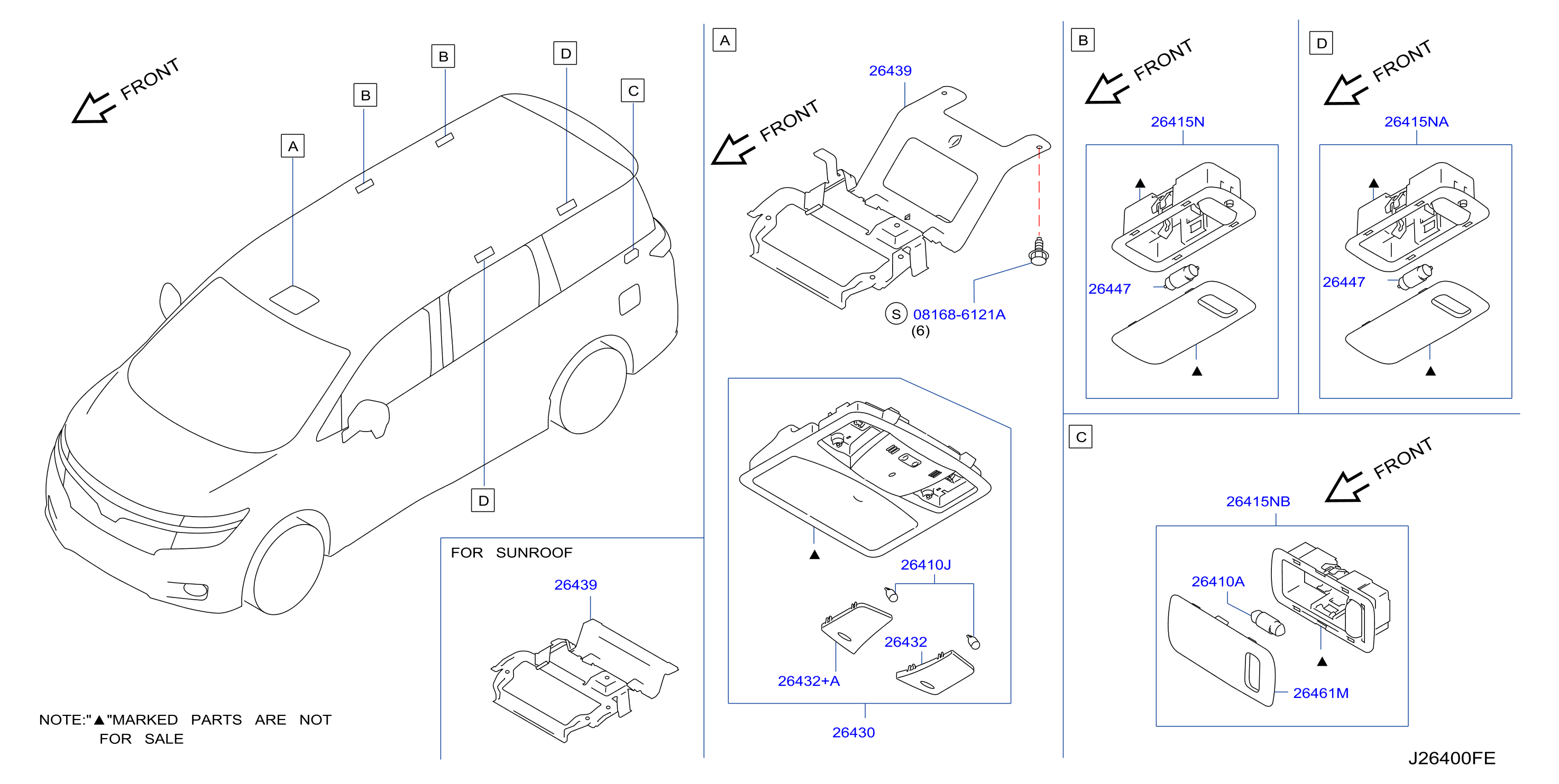 Diagram ROOM LAMP for your 2017 Nissan 370Z   