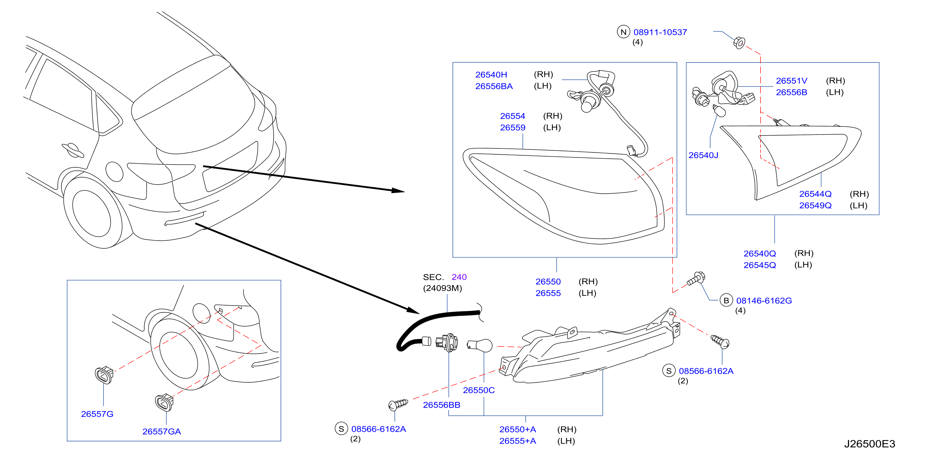Diagram LUCES DE COMBINACIÓN TRASERAS for your 2015 INFINITI FX35   