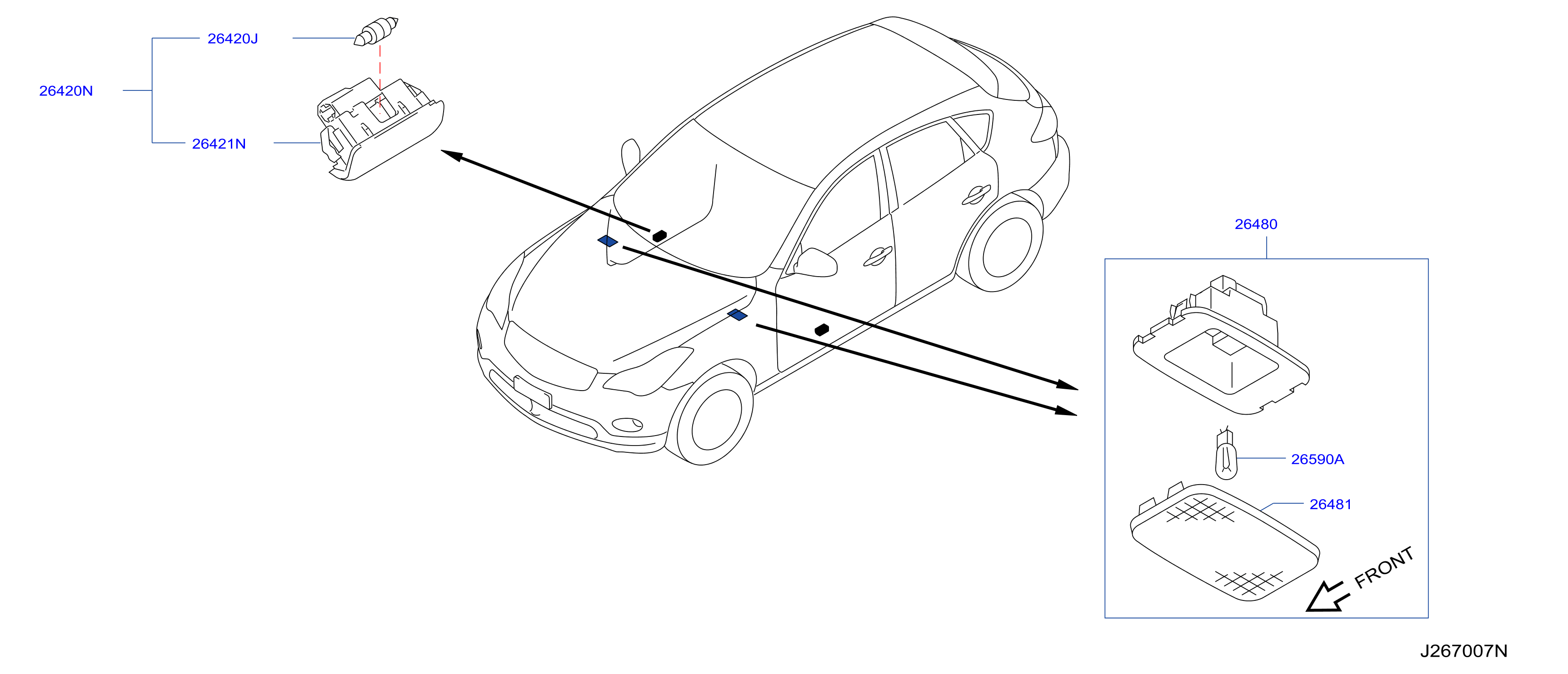 Diagram LAMPS (OTHERS) for your INFINITI