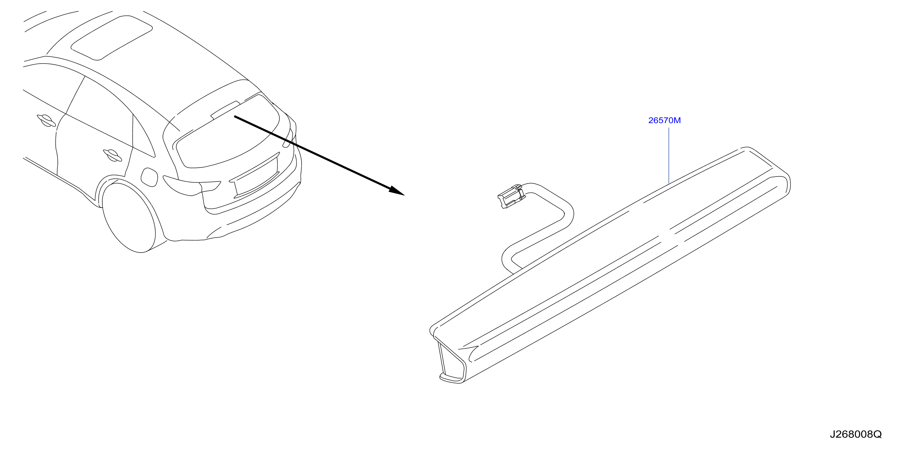 Diagram HIGH MOUNTING STOP LAMP for your INFINITI