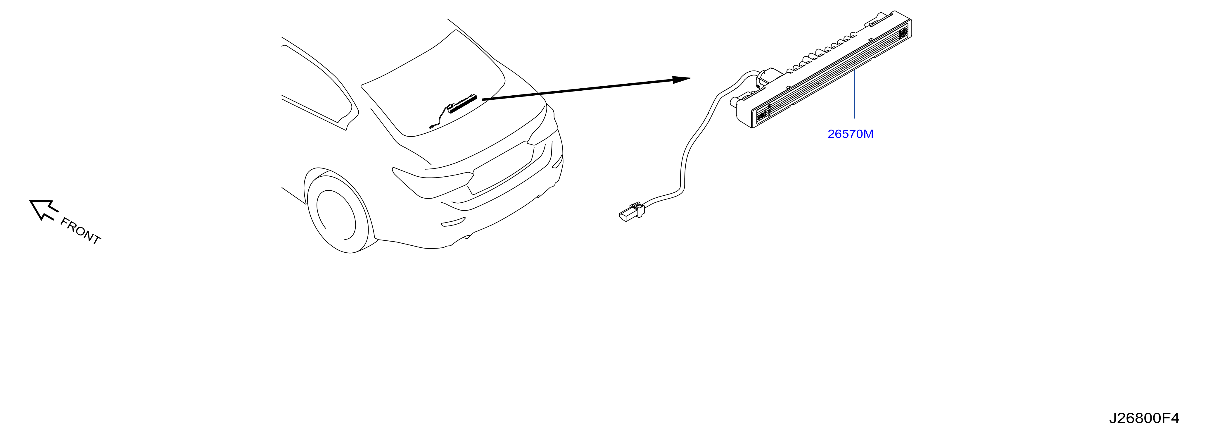 Diagram HIGH MOUNTING STOP LAMP for your 1996 INFINITI