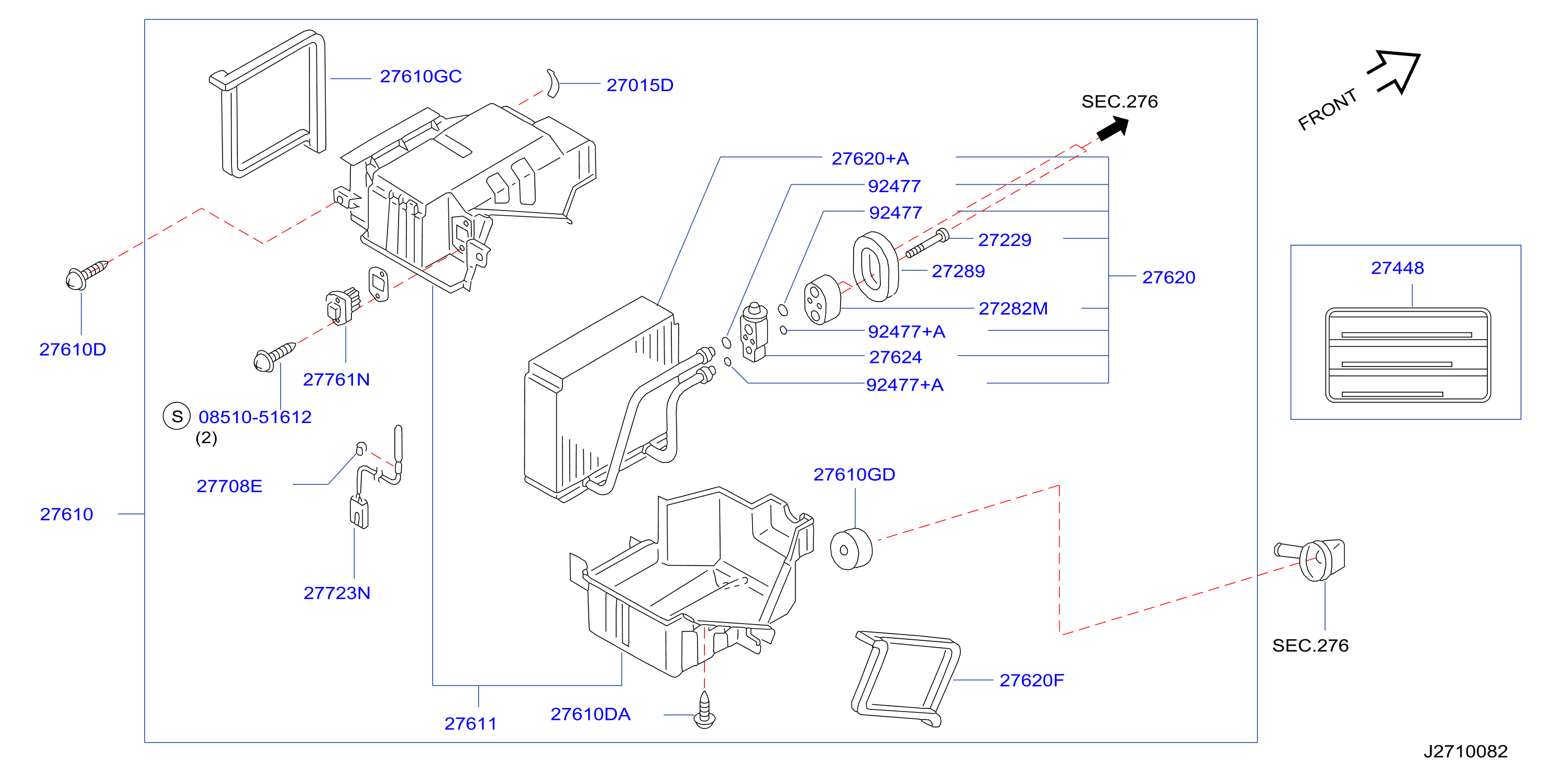 Diagram COOLING UNIT for your Nissan