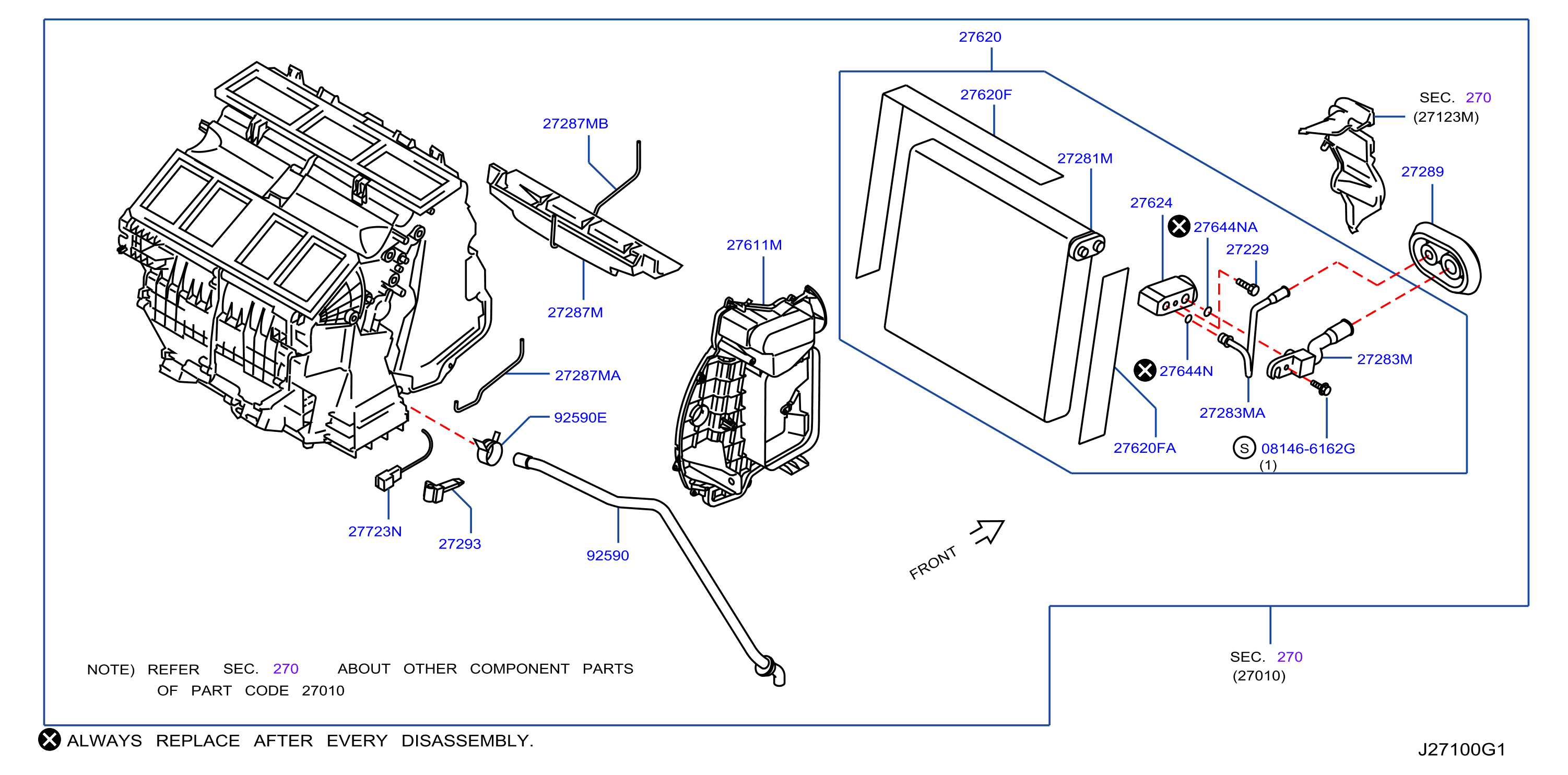 Diagram COOLING UNIT for your 2008 INFINITI G37   
