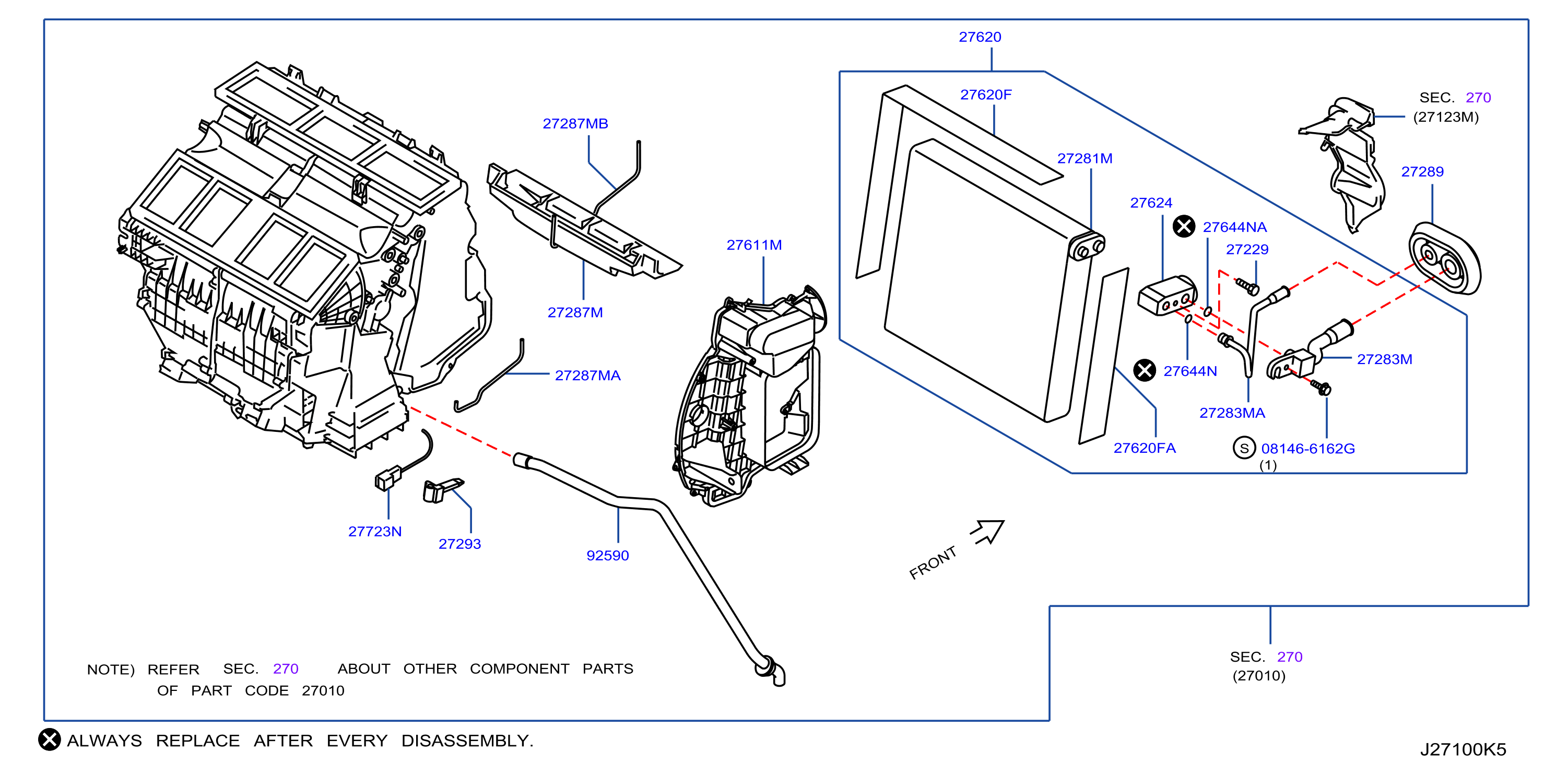 Diagram COOLING UNIT for your 2005 INFINITI FX45   