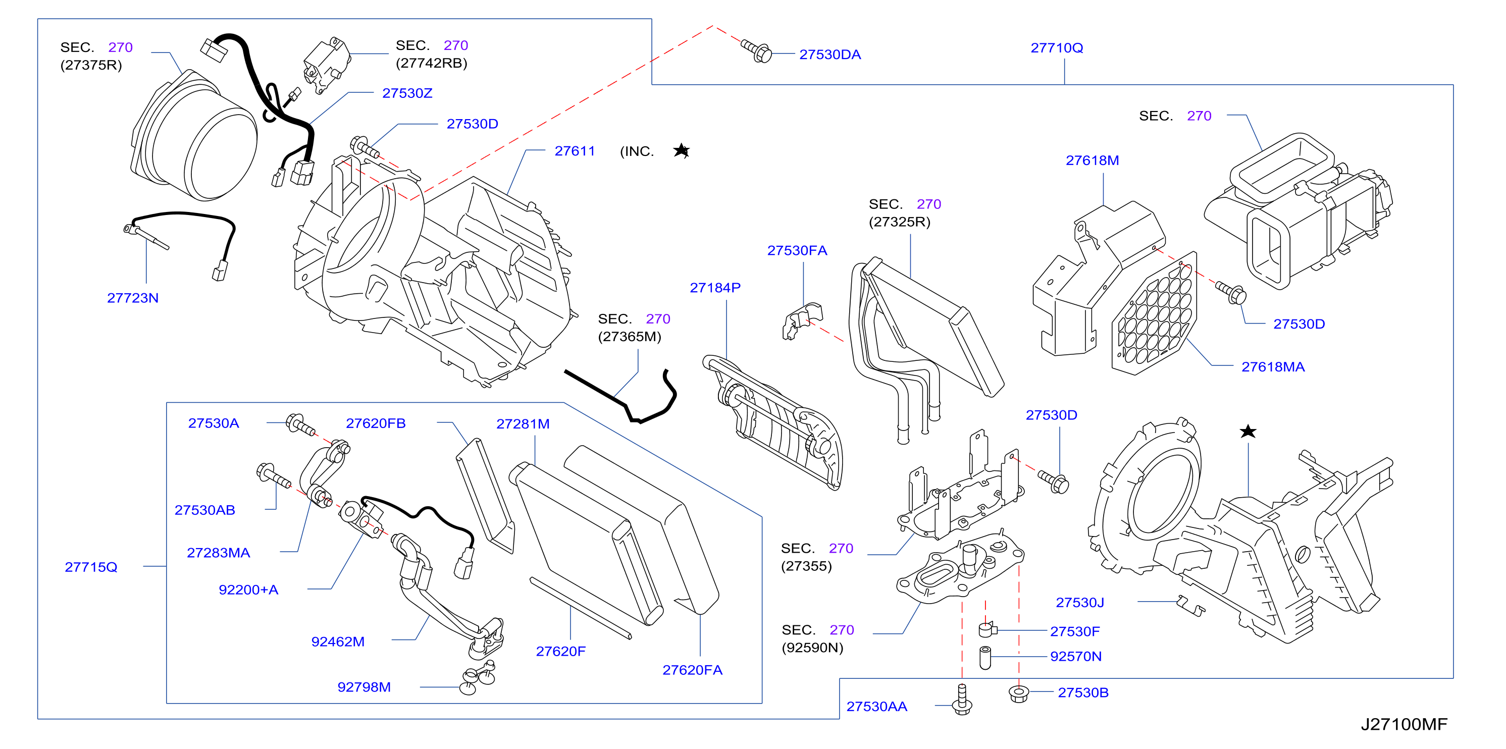 Diagram UNIDAD DE REFRIGERACIÓN for your 2020 INFINITI QX80   