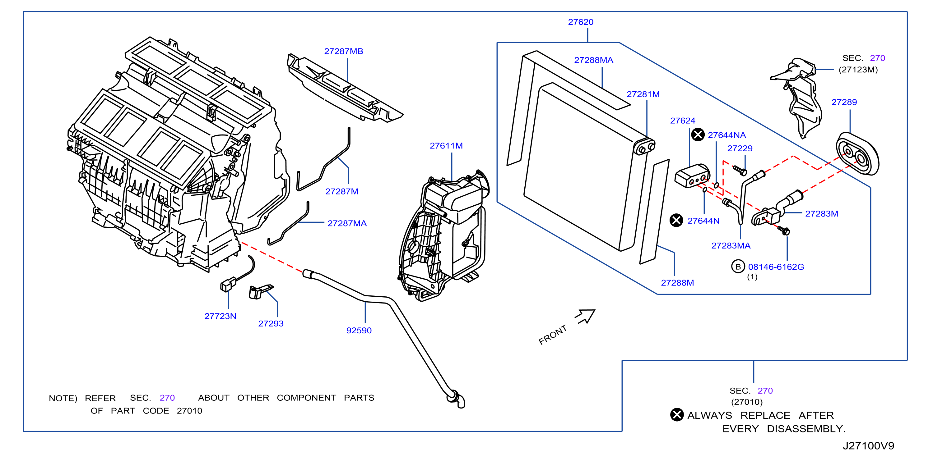 Diagram COOLING UNIT for your INFINITI