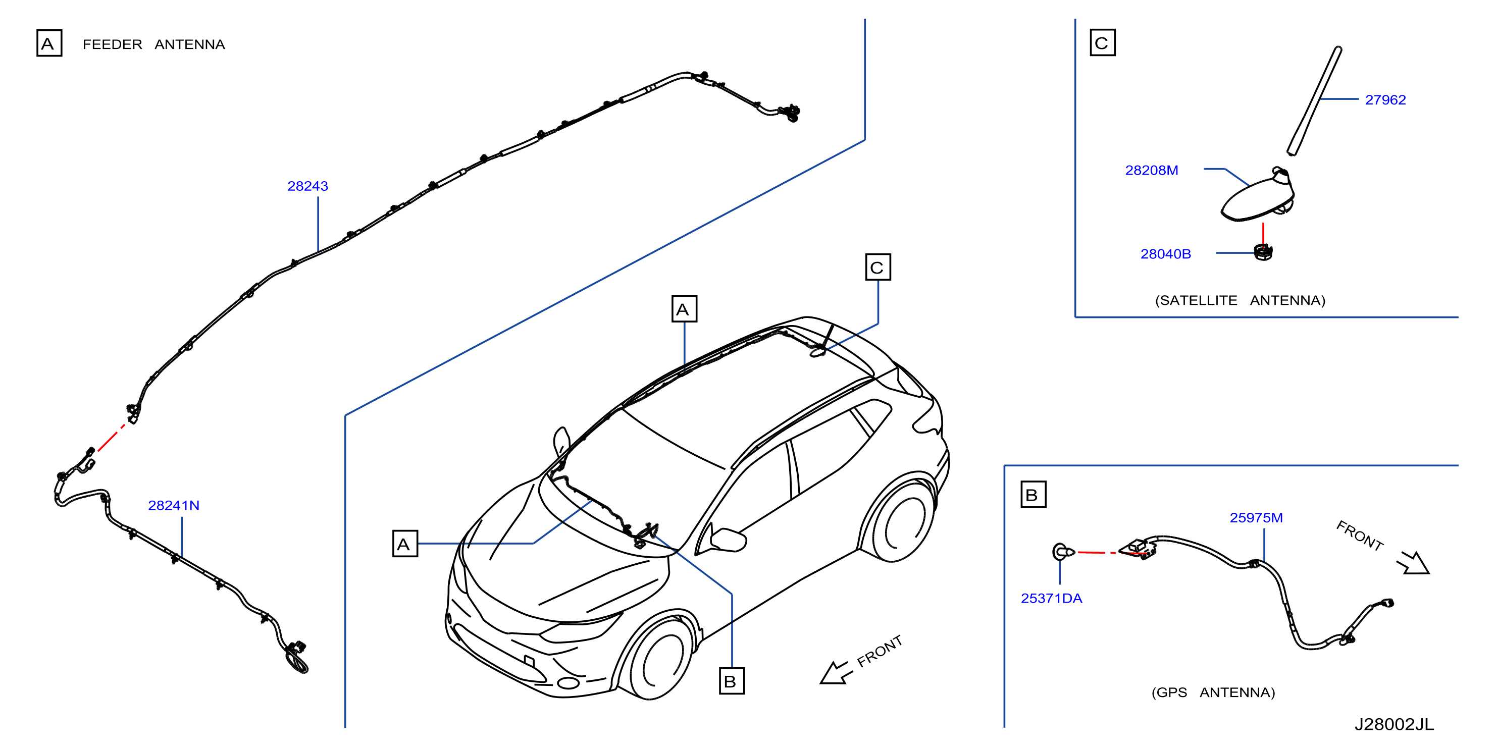 Diagram AUDIO & VISUAL for your Nissan