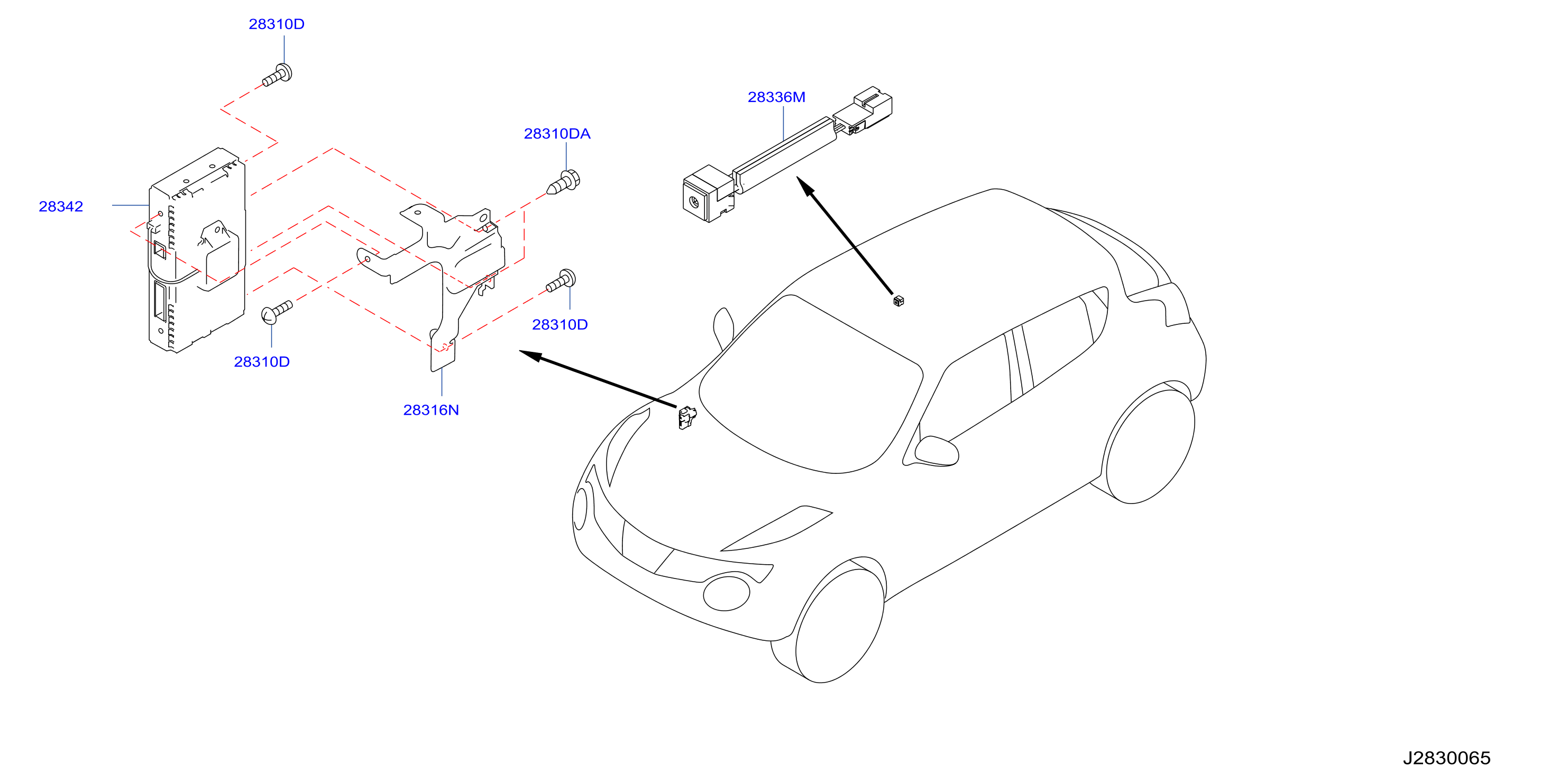 Diagram TELEPHONE & DATA COMMUNICATION for your 1999 Nissan Frontier   