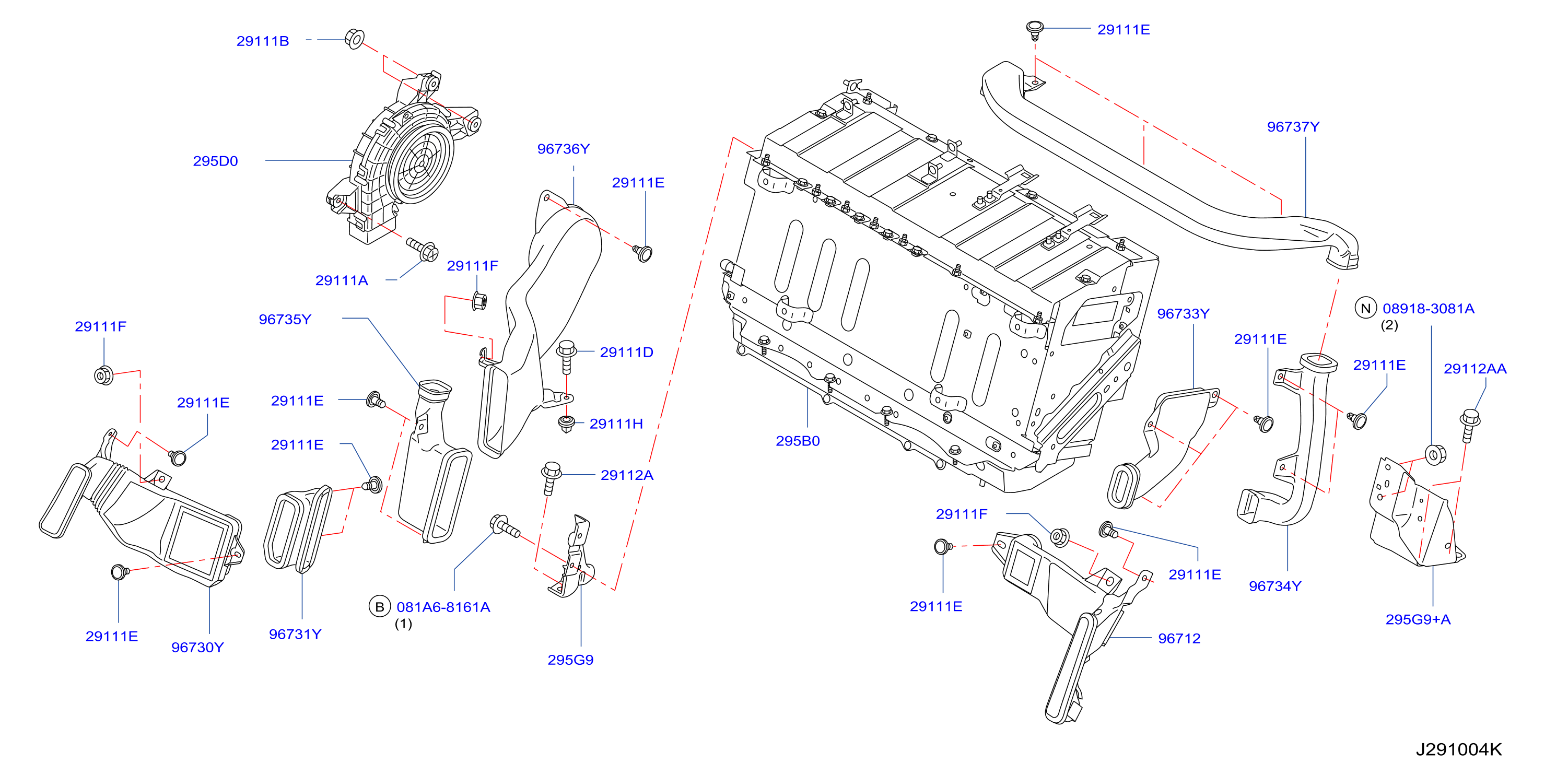 2004 Infiniti Drive Motor Battery Pack Control Module Wiring