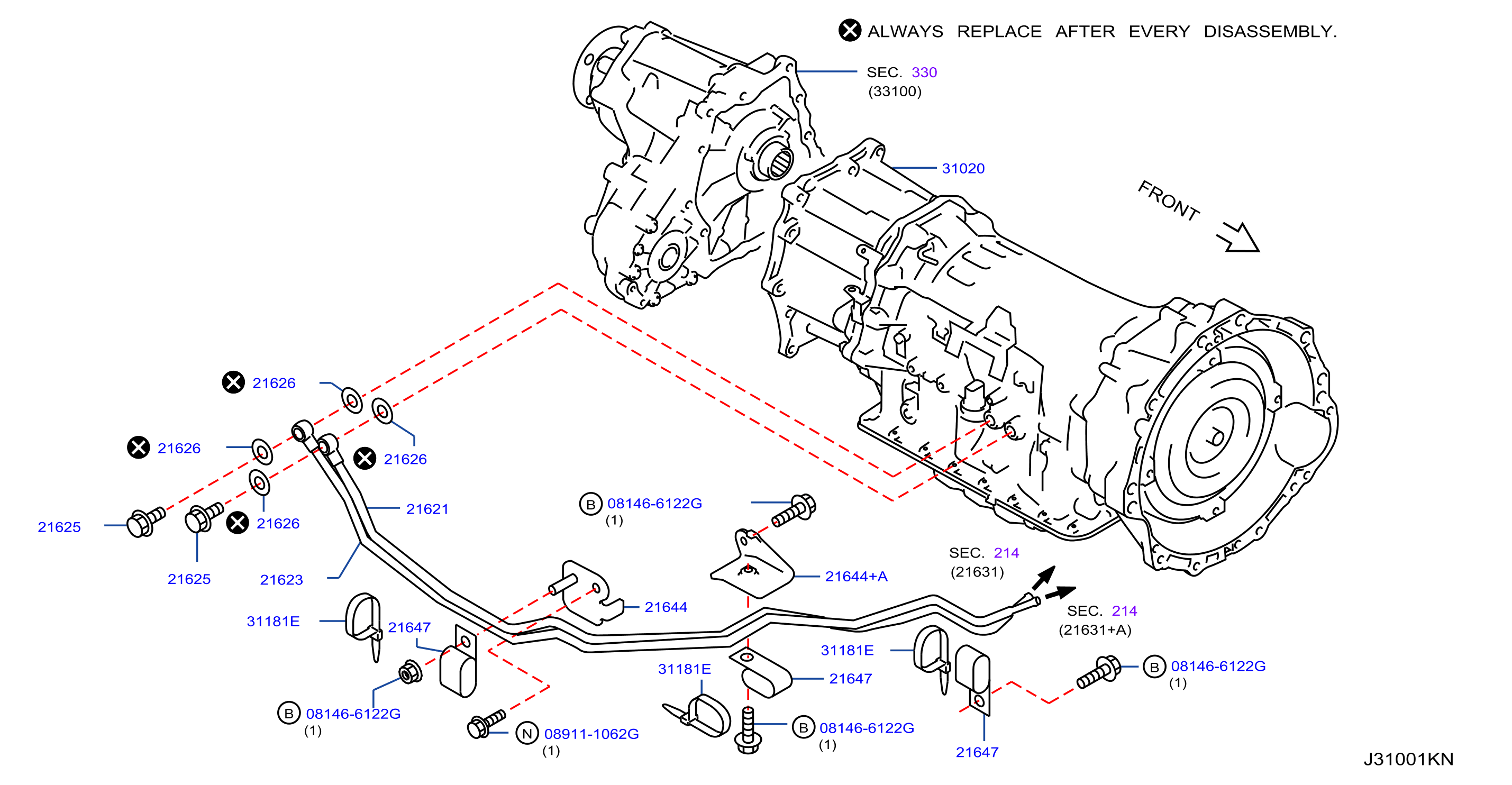 Diagram TRANS. AUT., TRANS. EJE DEL. Y AJUSTE for your 2017 INFINITI M37 PREMIUM  