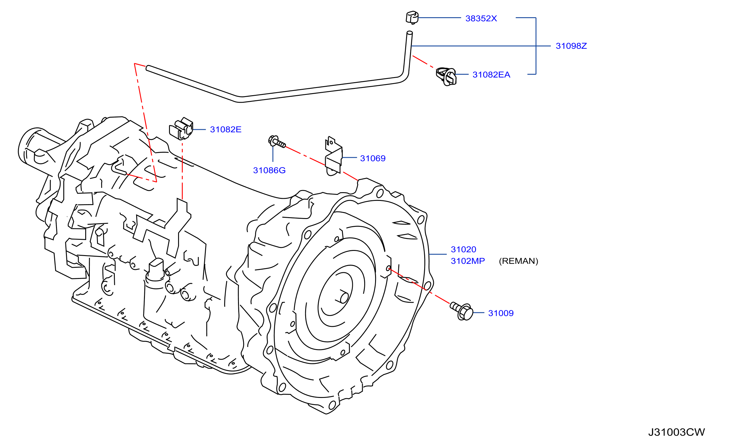 2019 Nissan Armada Automatic Transmission REMANUFACTURED