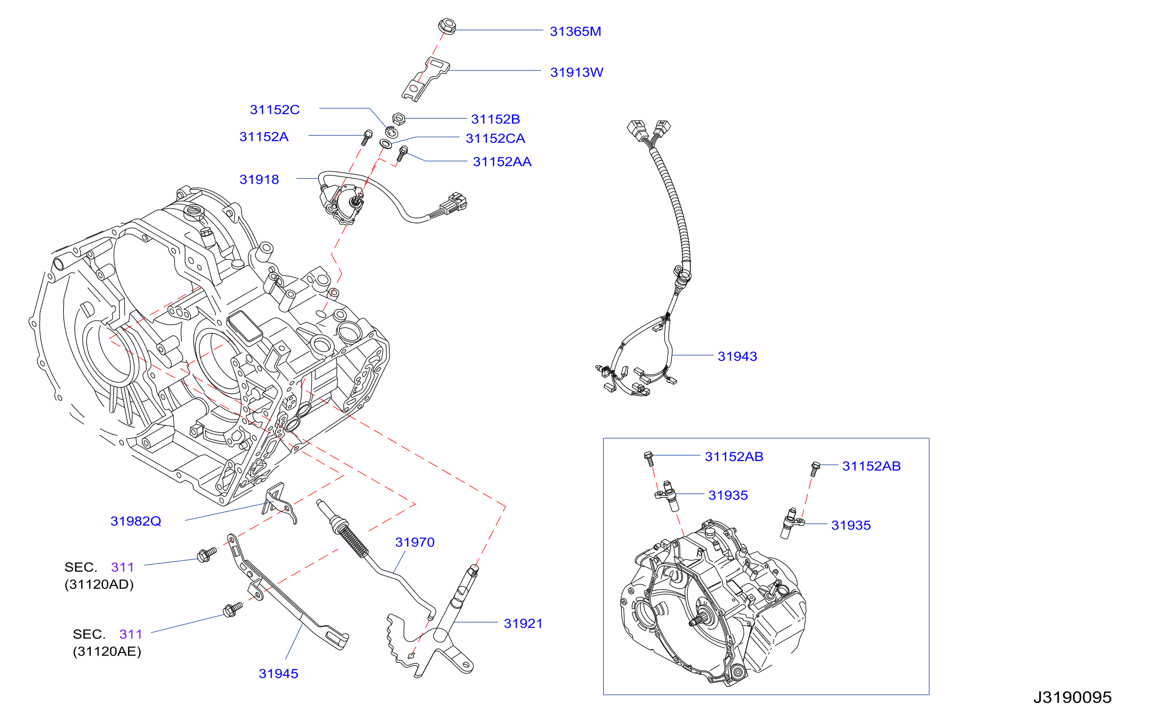 Gear Position Sensor, Part 4019454