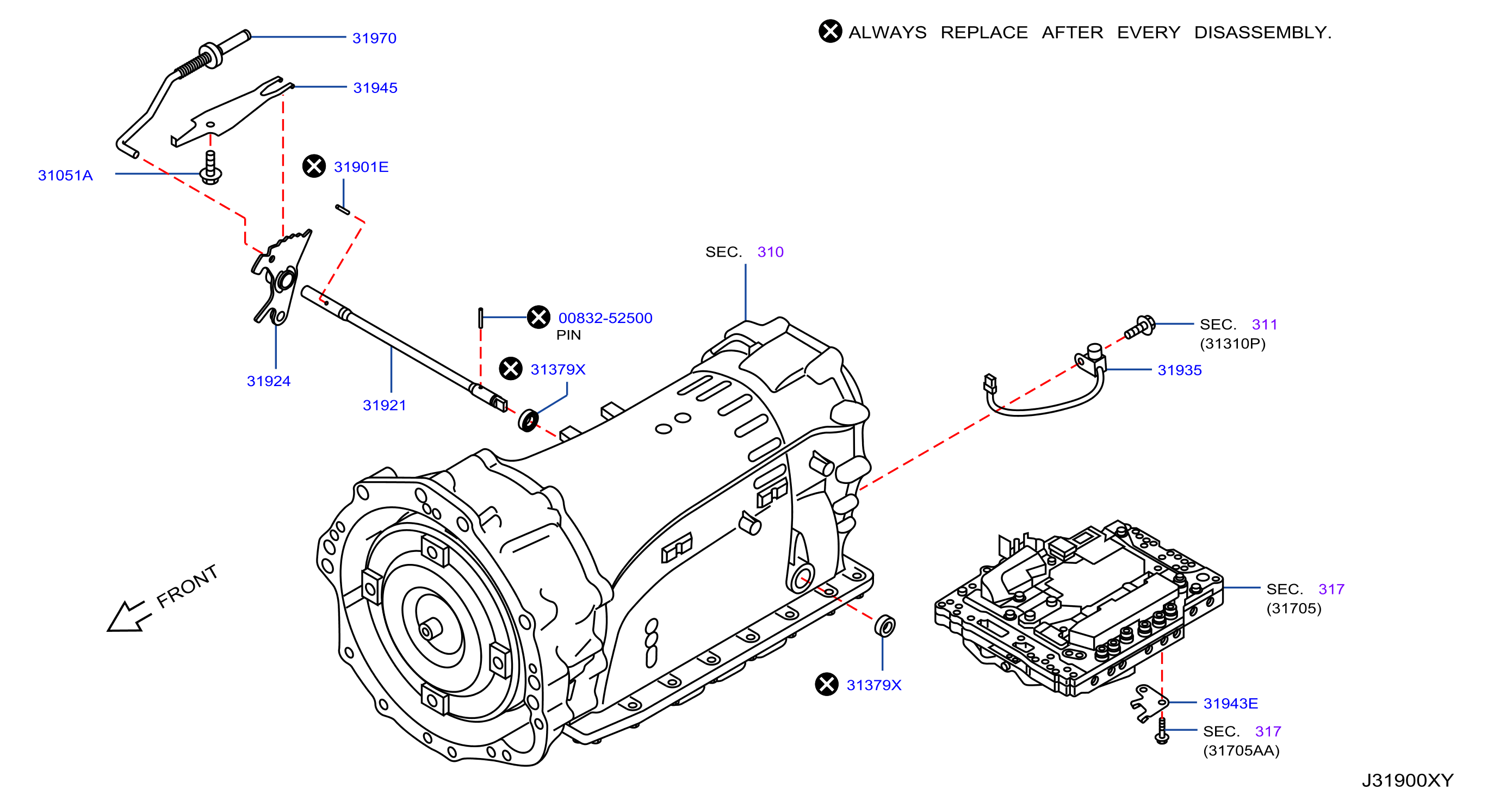 Diagram CONTROL SWITCH & SYSTEM for your 2008 INFINITI QX56   