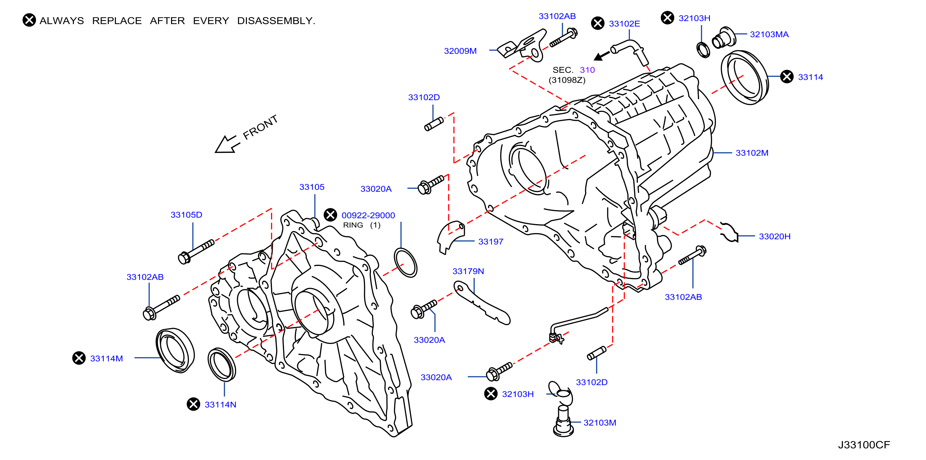 Full size assembly image of CAJA DE TRANSFERENCIA (1/3)