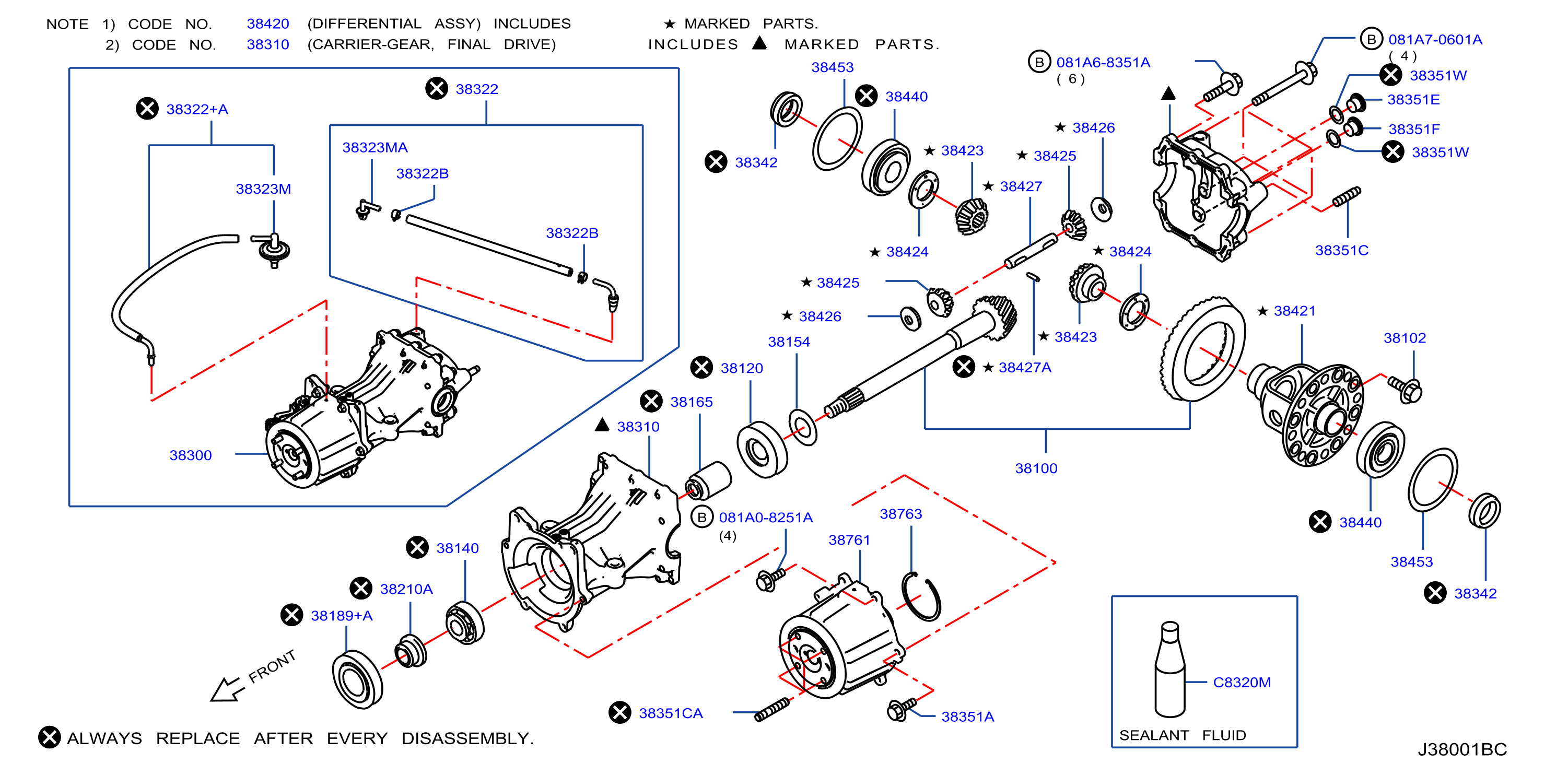 Diagram REAR FINAL DRIVE for your 2006 INFINITI G35   