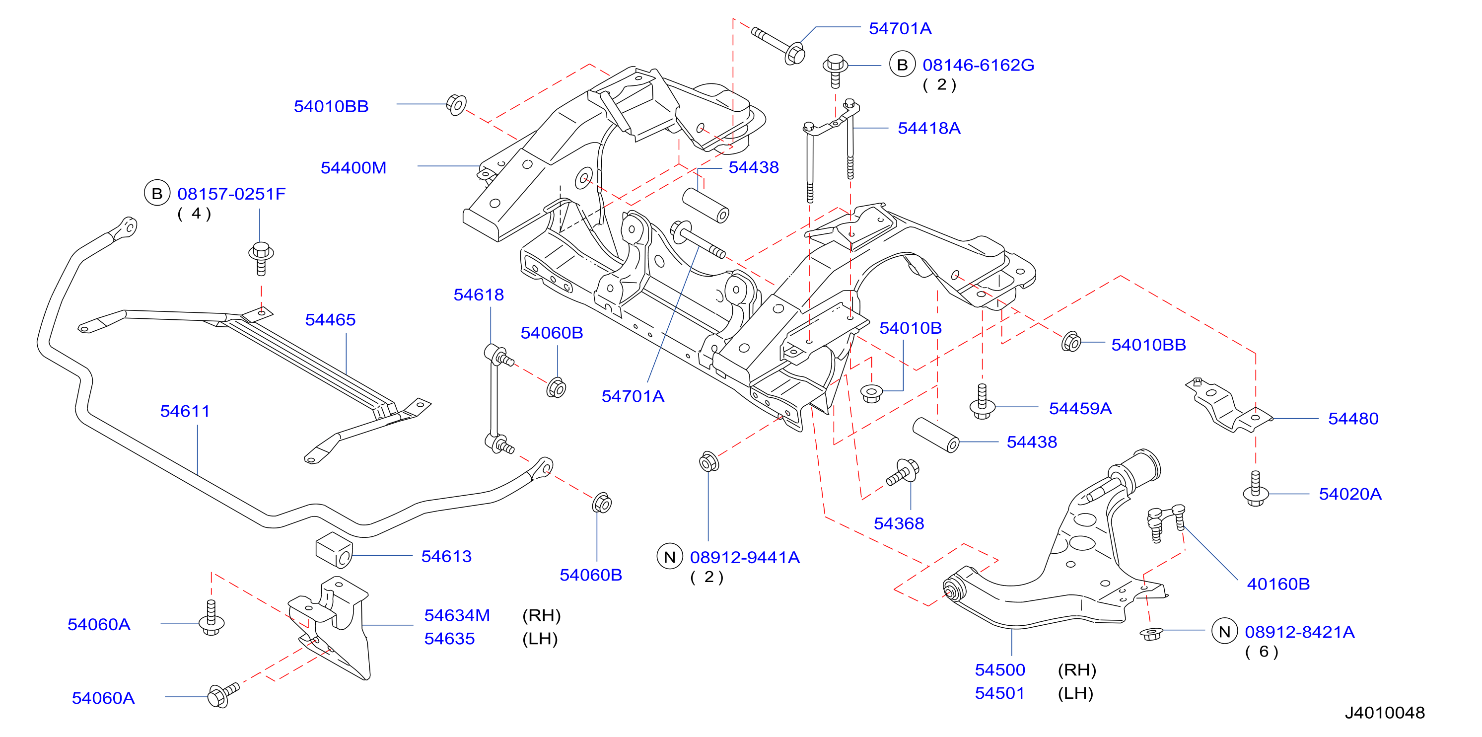 Diagram SUSPENSIÓN DELANTERA for your 2022 Nissan Sentra   