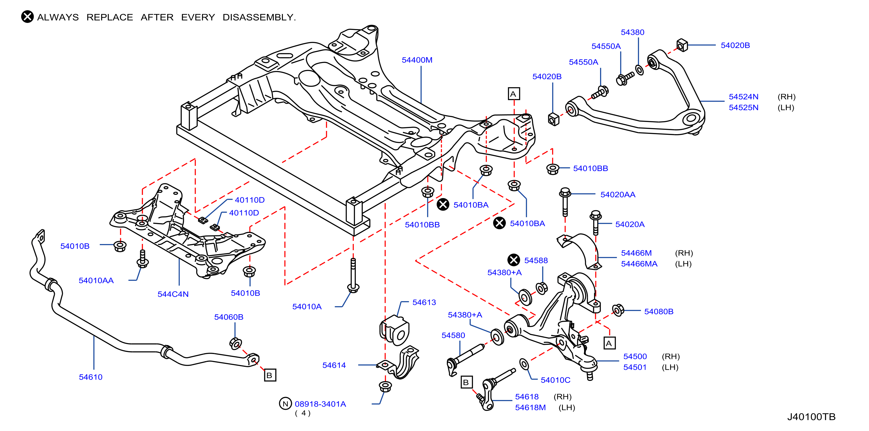 Diagram FRONT SUSPENSION for your 2009 INFINITI G37   