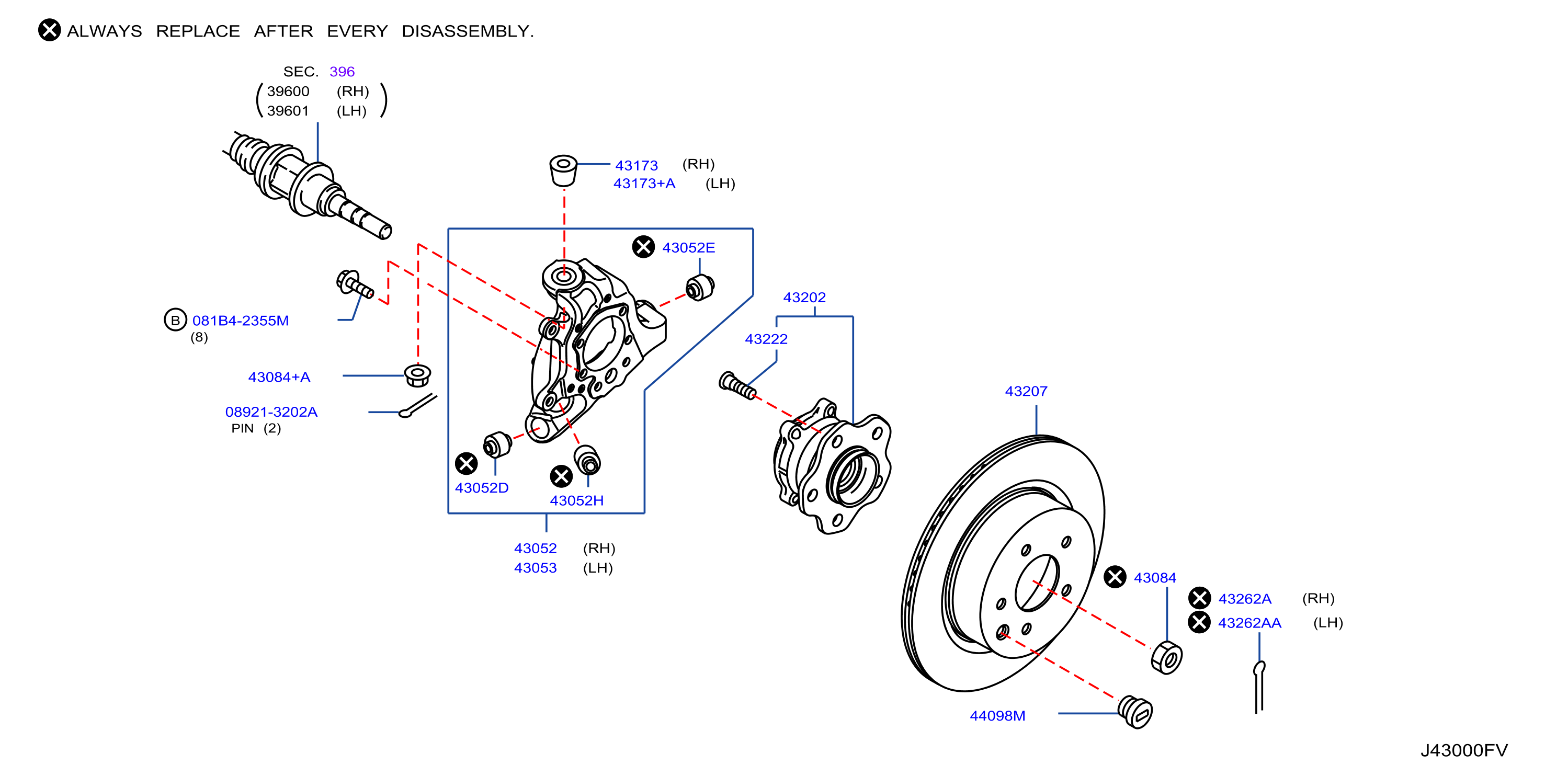 Diagram REAR AXLE for your 2004 INFINITI G35   