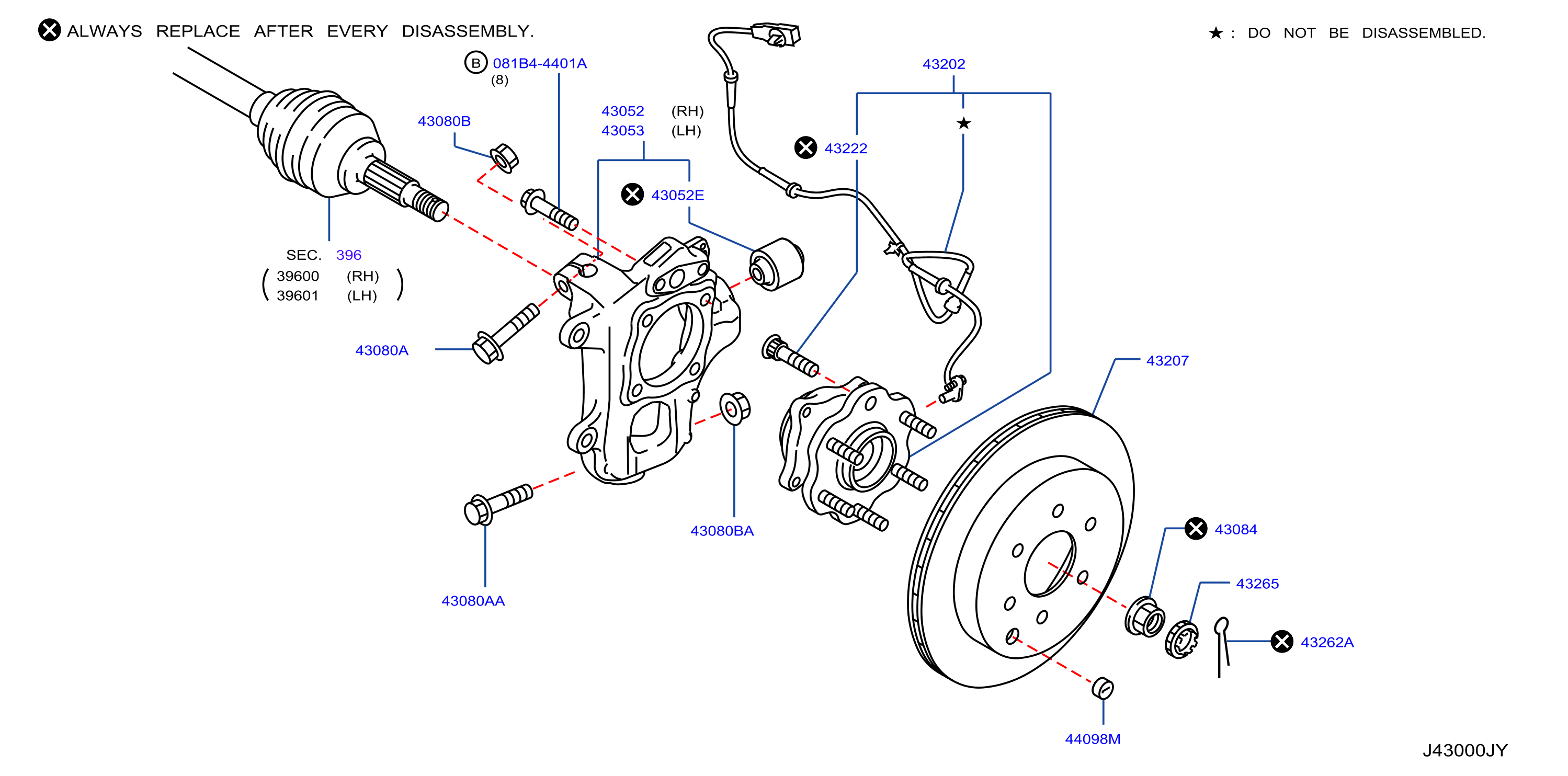 Diagram REAR AXLE for your 2013 INFINITI QX80   