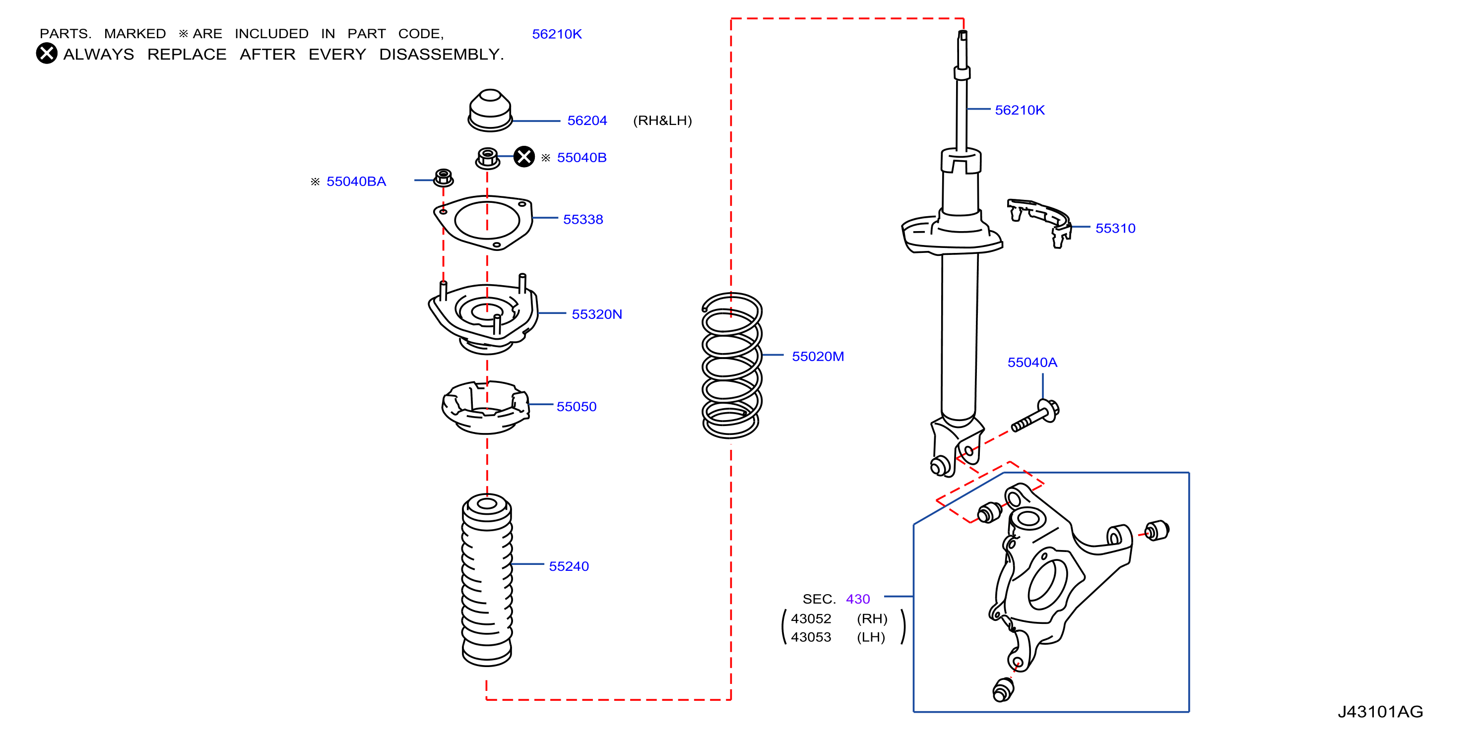 Diagram SUSPENSIÓN TRASERA for your 2015 INFINITI G37 Coupe/Convertible PREMIUM 3.7L V6 AT 2WD 