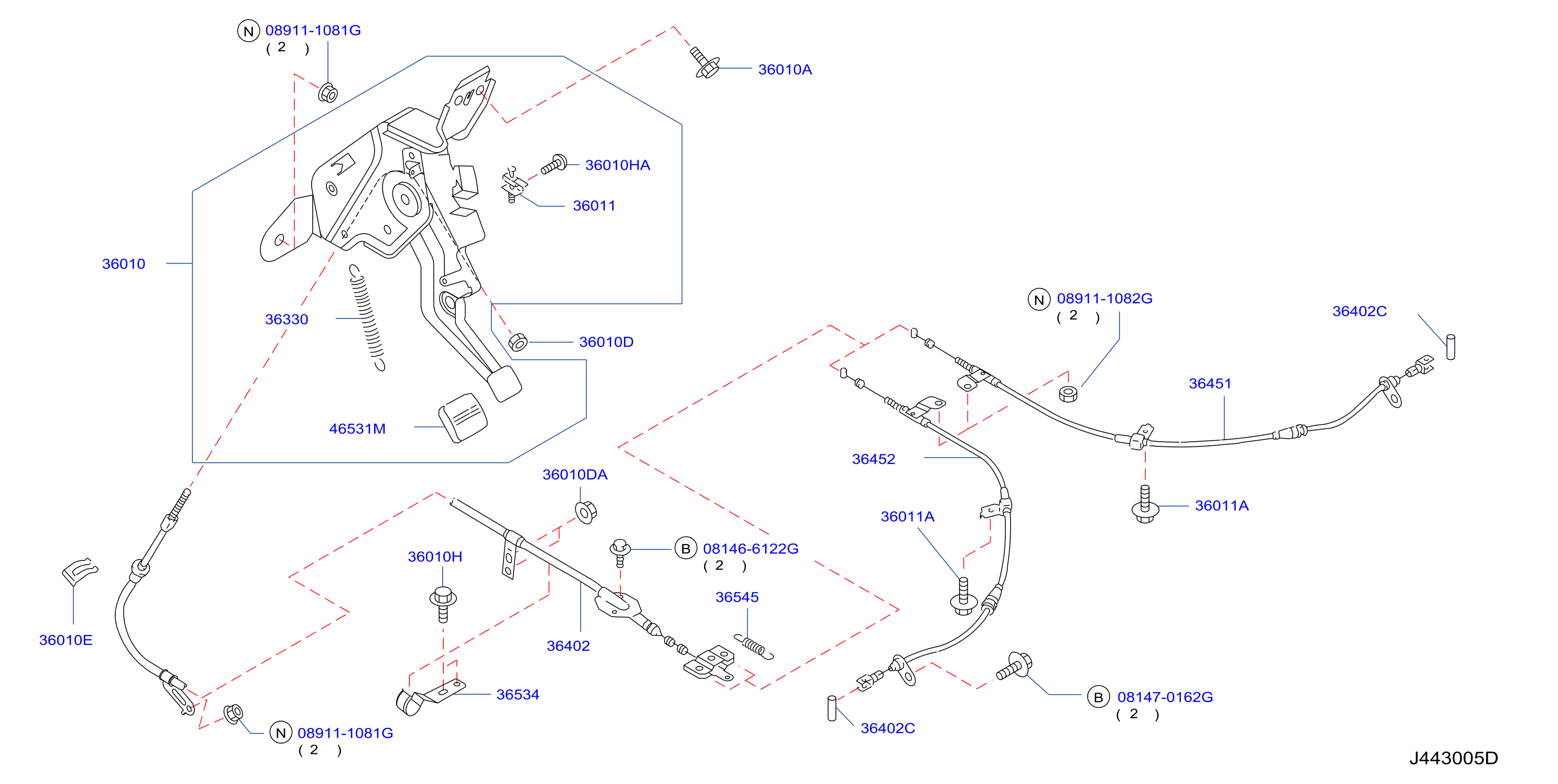Diagram CONTROL DEL FRENO DE ESTACIONAMIENTO for your 2012 INFINITI Q70 SPORTTEC  