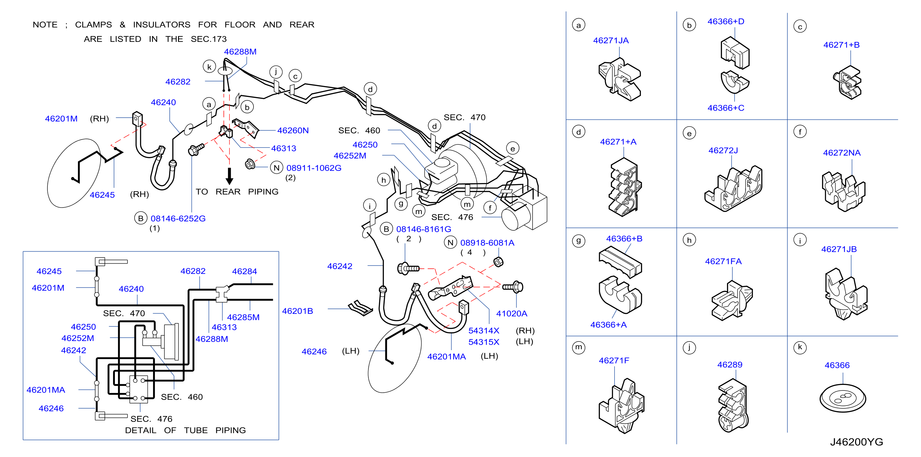 Diagram TUBERÍA DEL FRENO Y VÁLVULA DE CONTROL for your 2019 Nissan Titan XD Single Cab BASE 5.6L V8 AT 4WD/MWB 