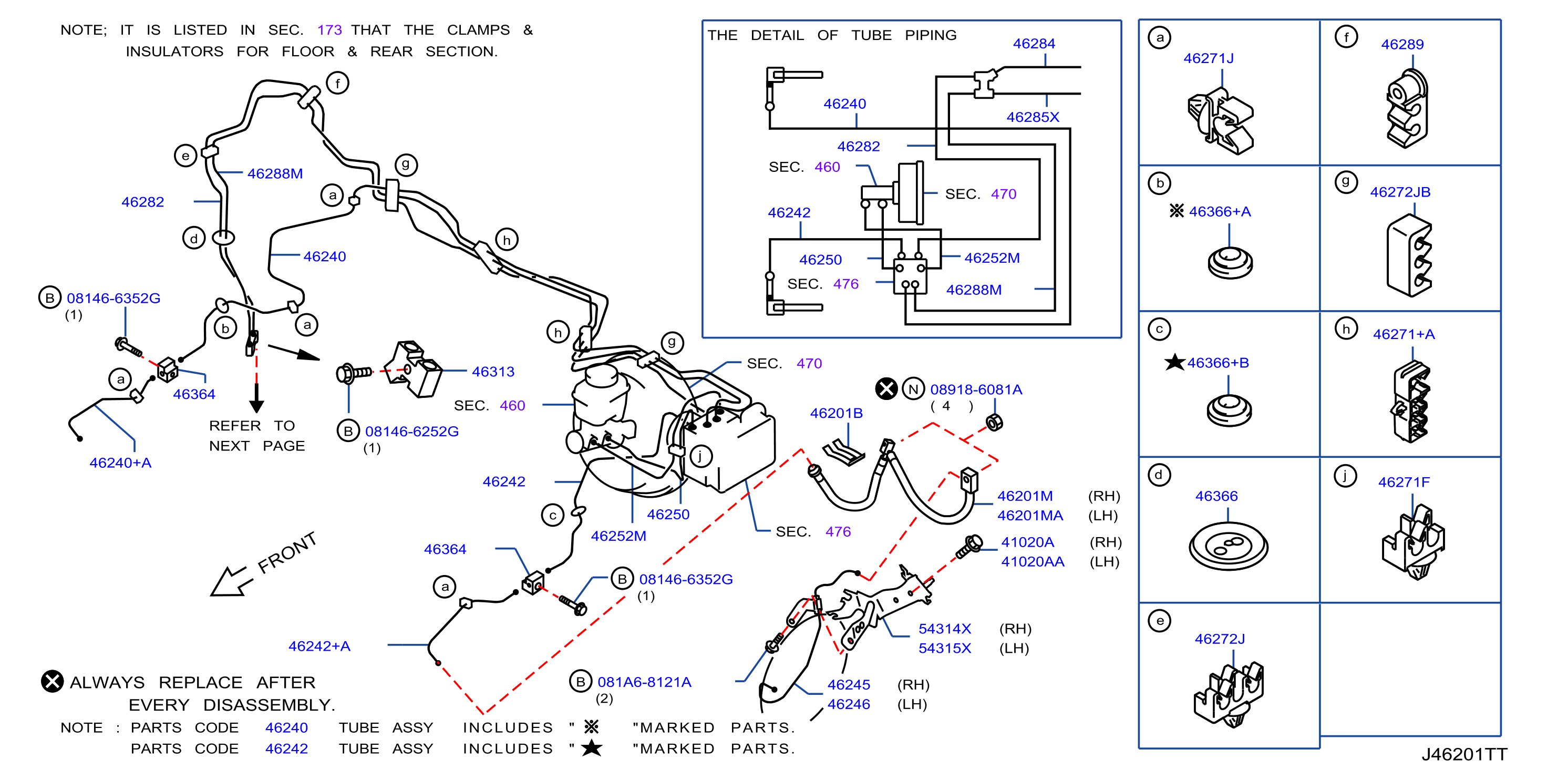 Diagram TUBERÍA DEL FRENO Y VÁLVULA DE CONTROL for your 2019 Nissan Titan XD Single Cab BASE 5.6L V8 AT 4WD/MWB 