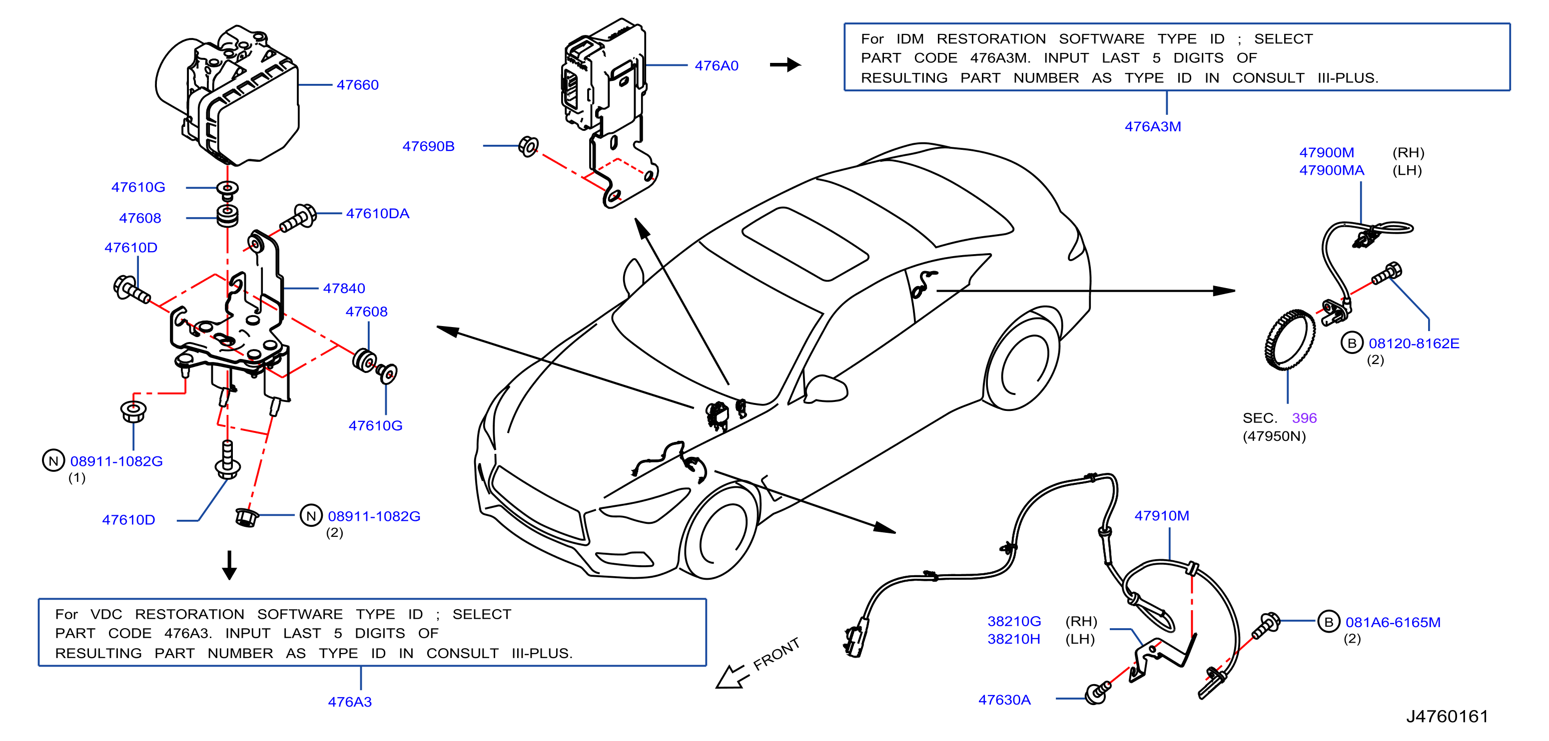 Diagram ANTI SKID CONTROL for your 2017 INFINITI Q60 3.0L V6 AT 2WD TT COUPE PREMIUM 