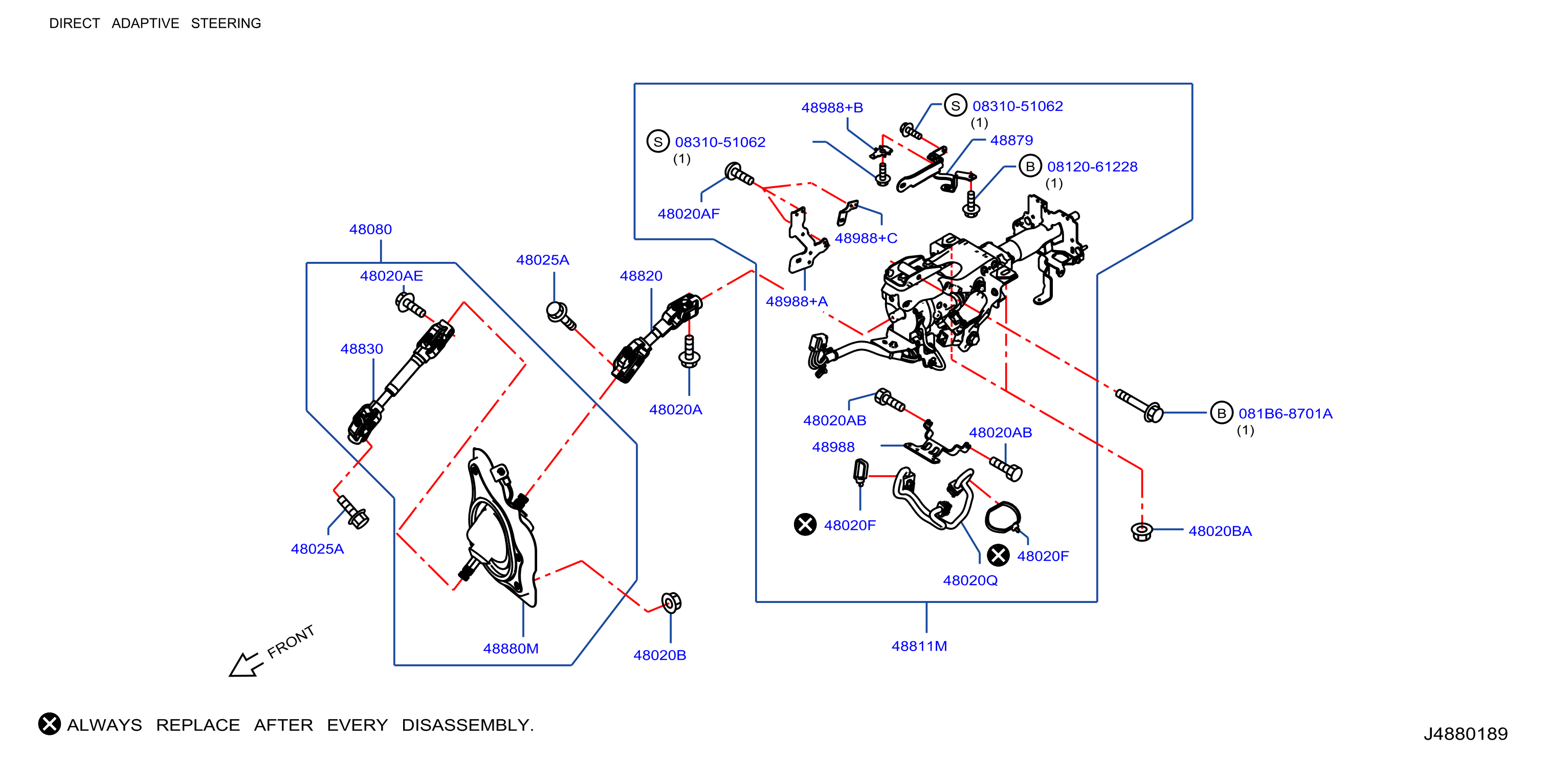 Diagram STEERING COLUMN for your 2004 INFINITI G35   