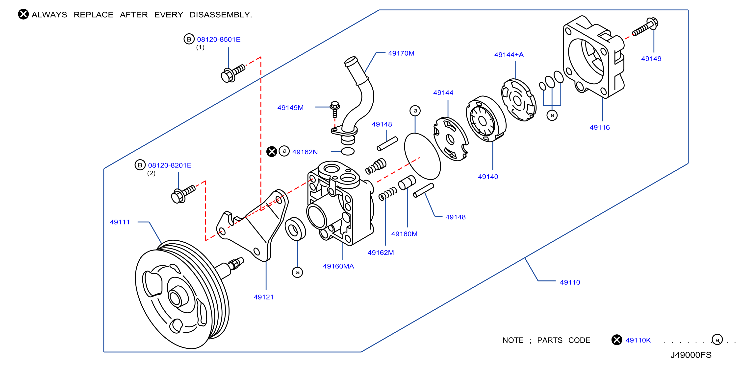 Diagram POWER STEERING PUMP for your 2012 INFINITI Q70 5.6L V8 AT 4WD  