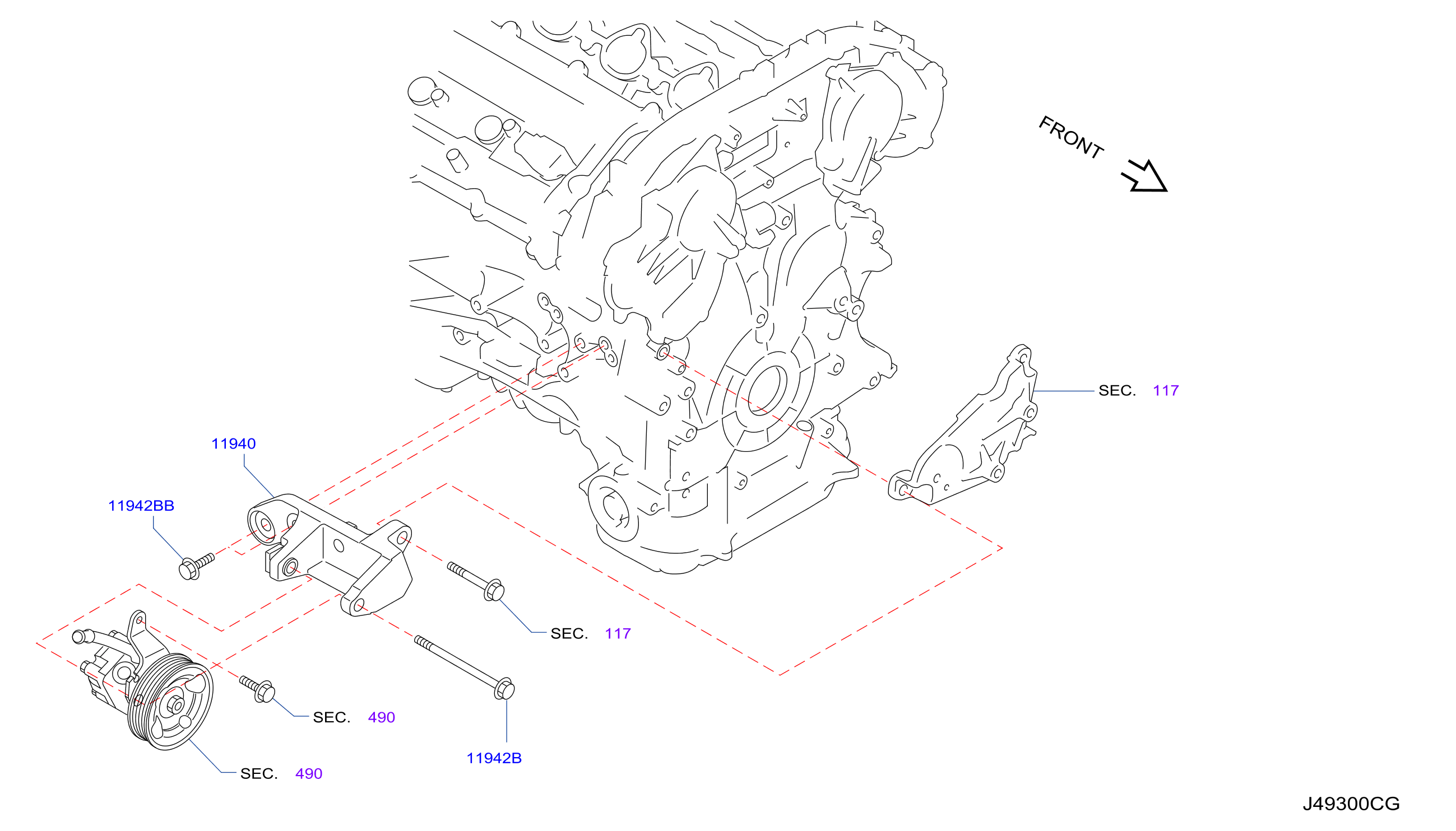 Full size assembly image of MONTAJE MECANISMO DIRECCIÓN HIDRÁULICA (1/2)